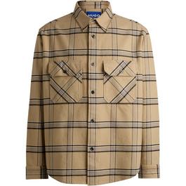 Hugo Oversized Check Cotton Shirt