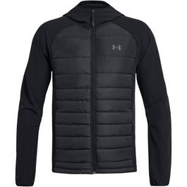 Under Armour Faux Leather Biker Jacket With Zip Fastening