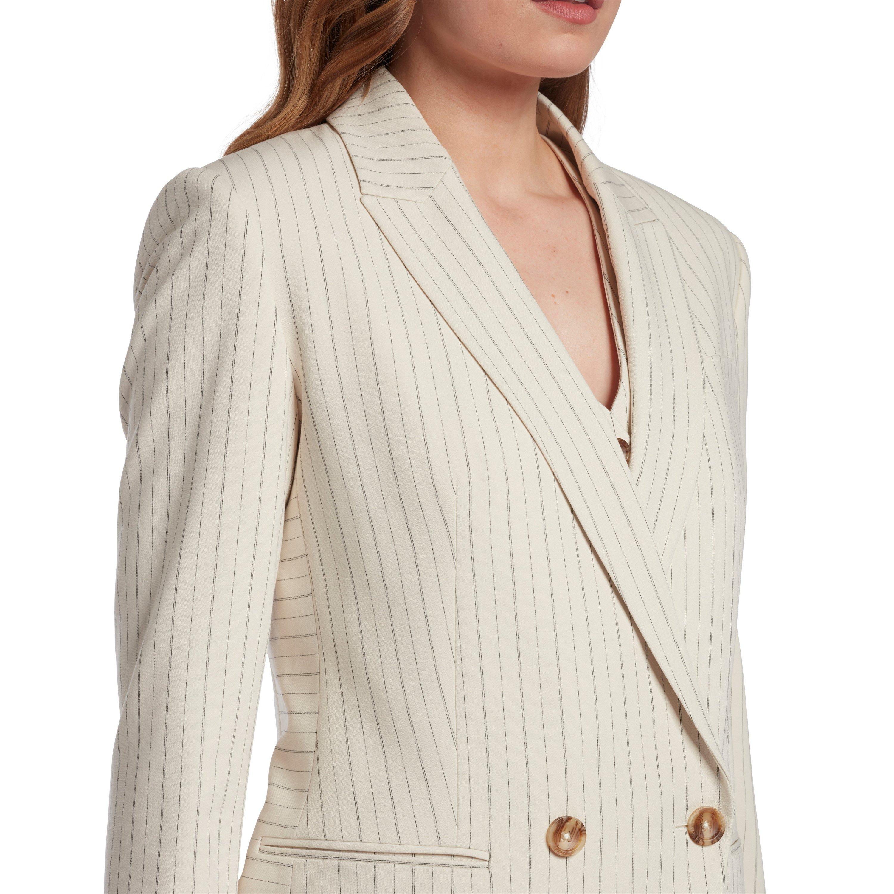Cream - Ted Baker - Kllara Double Breasted Jacket - 2