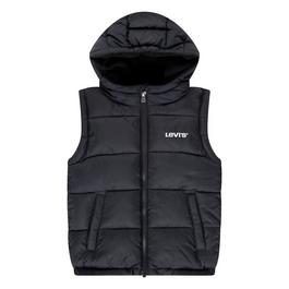 Levis Padded Hooded Gilet Juniors