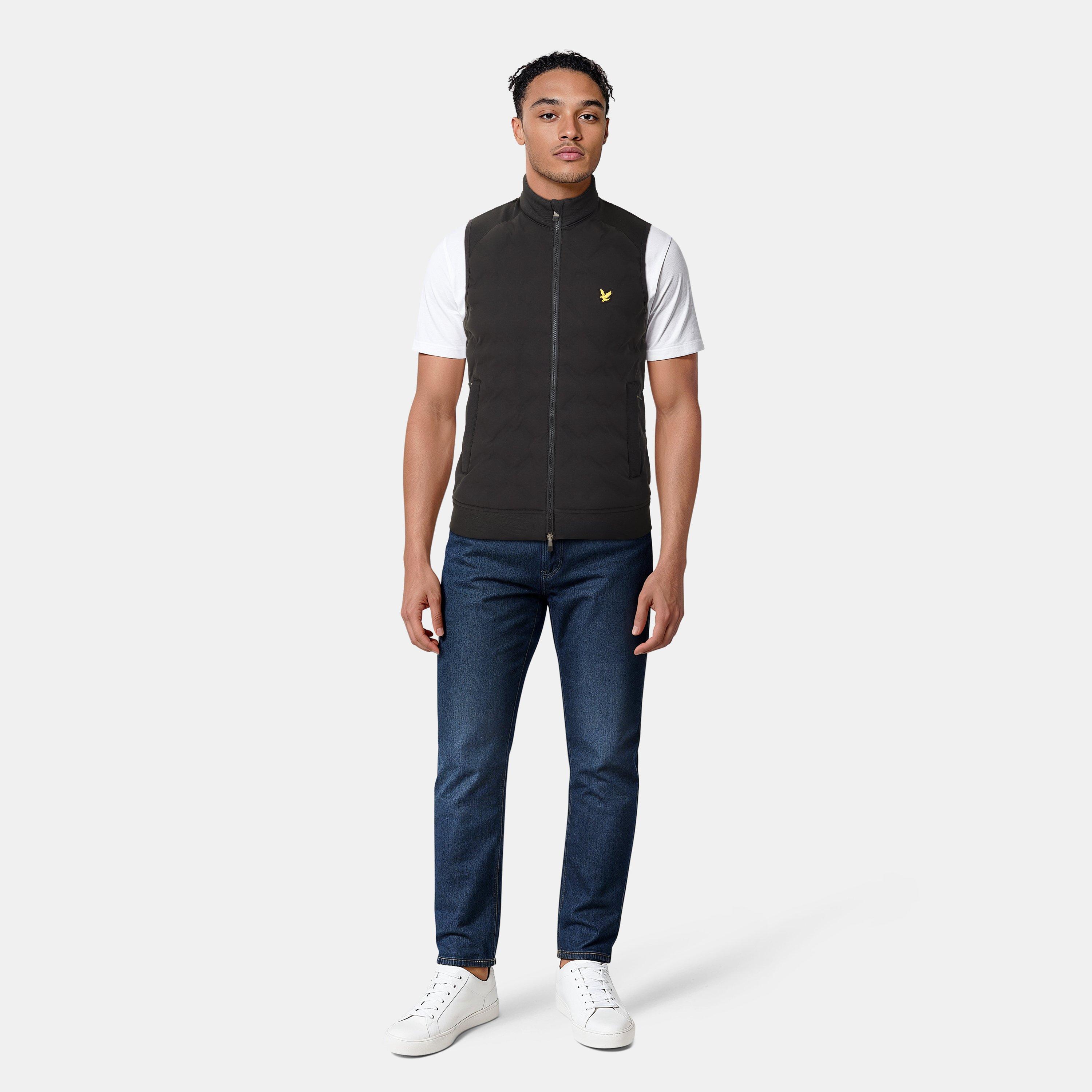 Jet Black - Lyle and Scott - Quilted Gilet - 6