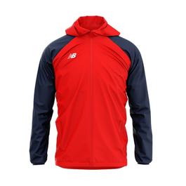 New Balance NB Logo Hooded Rain Jacket Mens