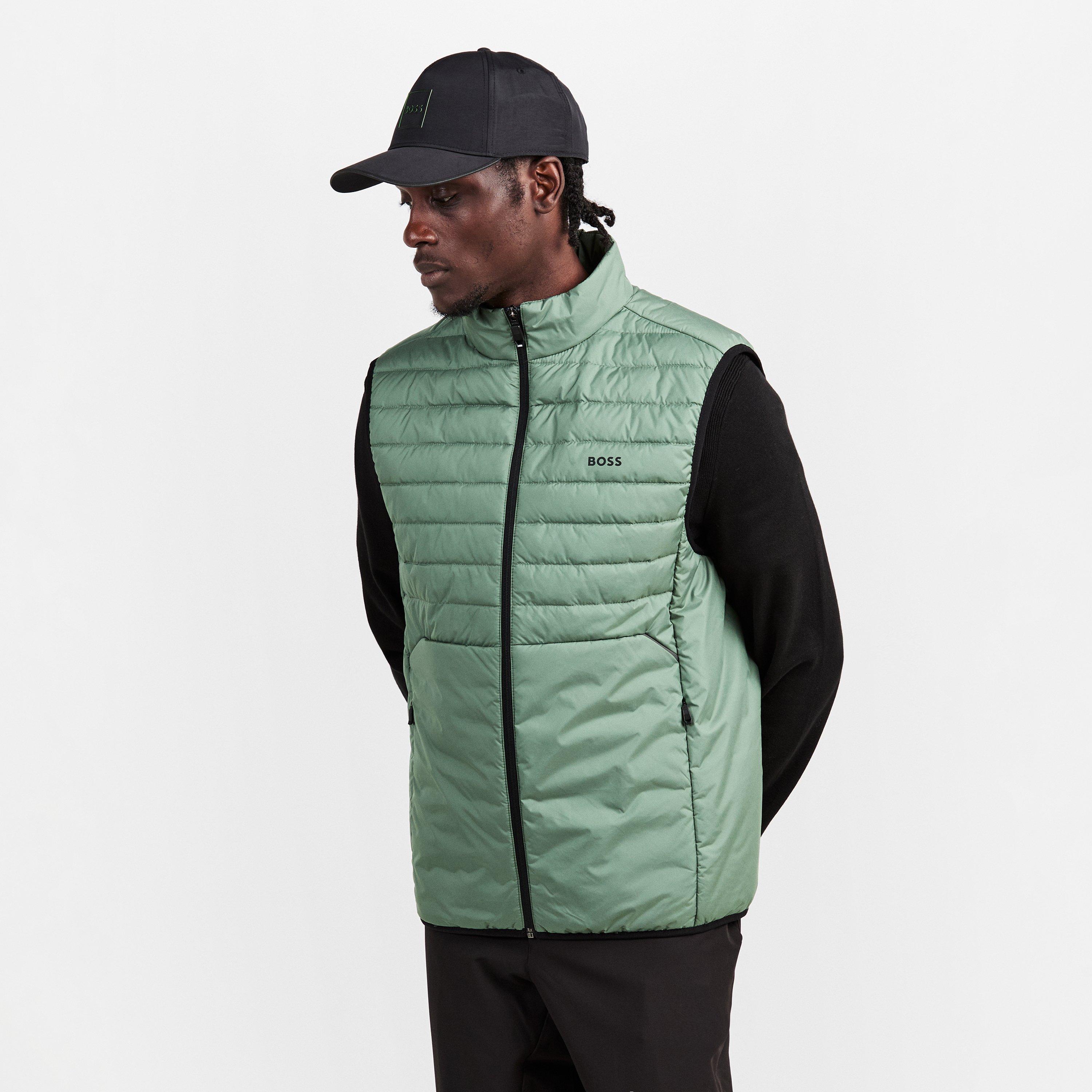 Öffnen Grün - Boss - Men's Urbanex Quilted Water Resistant Sleeveless Gilet - 3