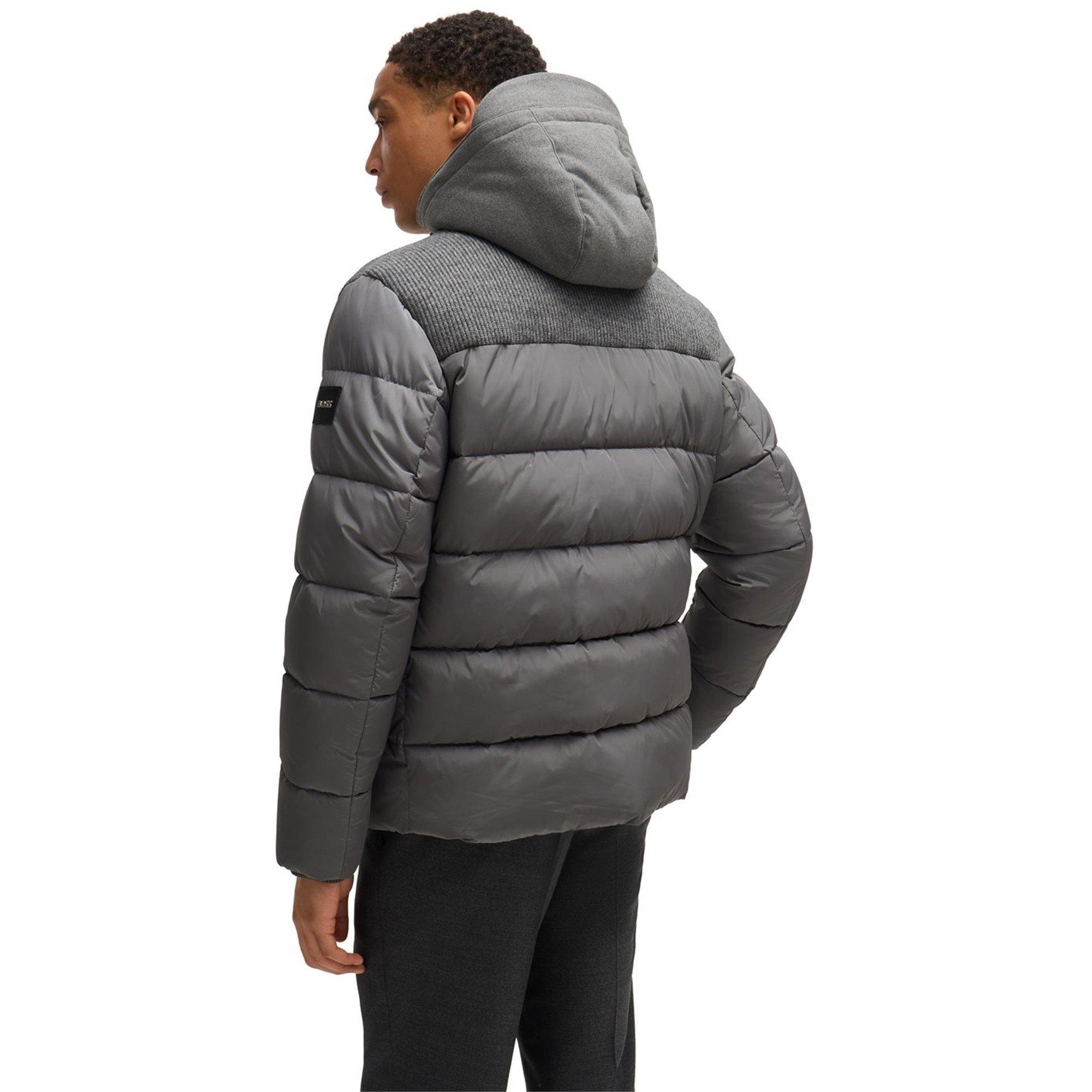 Med Grey 030 - Boss - Men's C-Caniel 01 BOSS Black Technical Field Jacket - 4