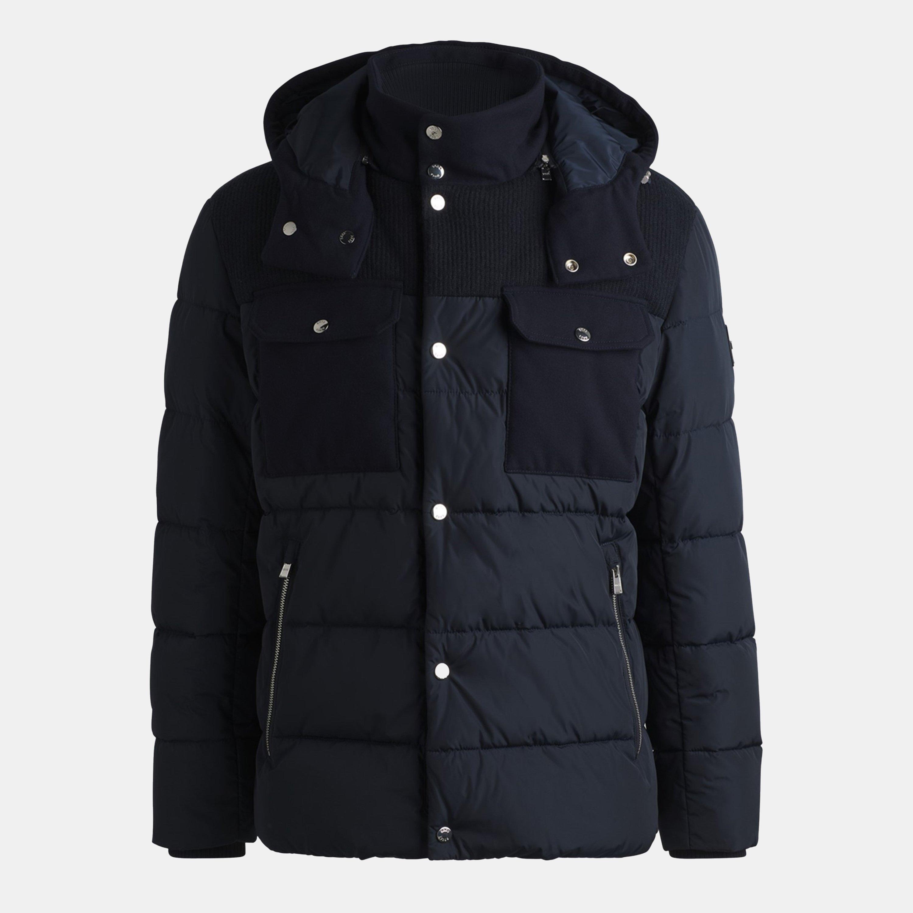 Dark Blue 404 - Boss - Men's C-Caniel 01 BOSS Black Technical Field Jacket