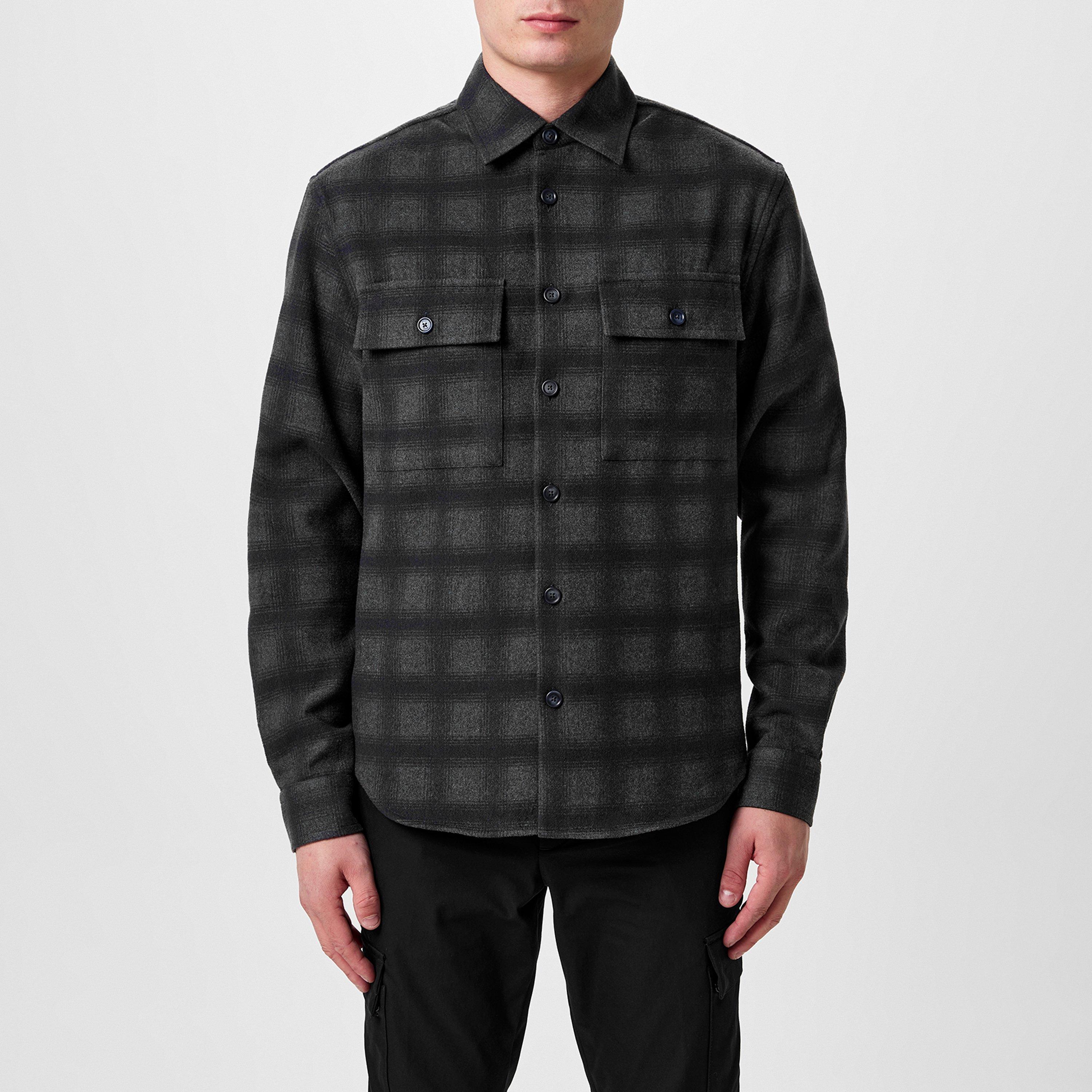 Med Grey 030 - Boss - Men's C-Owen Timeless Versatility Overshirt - 3