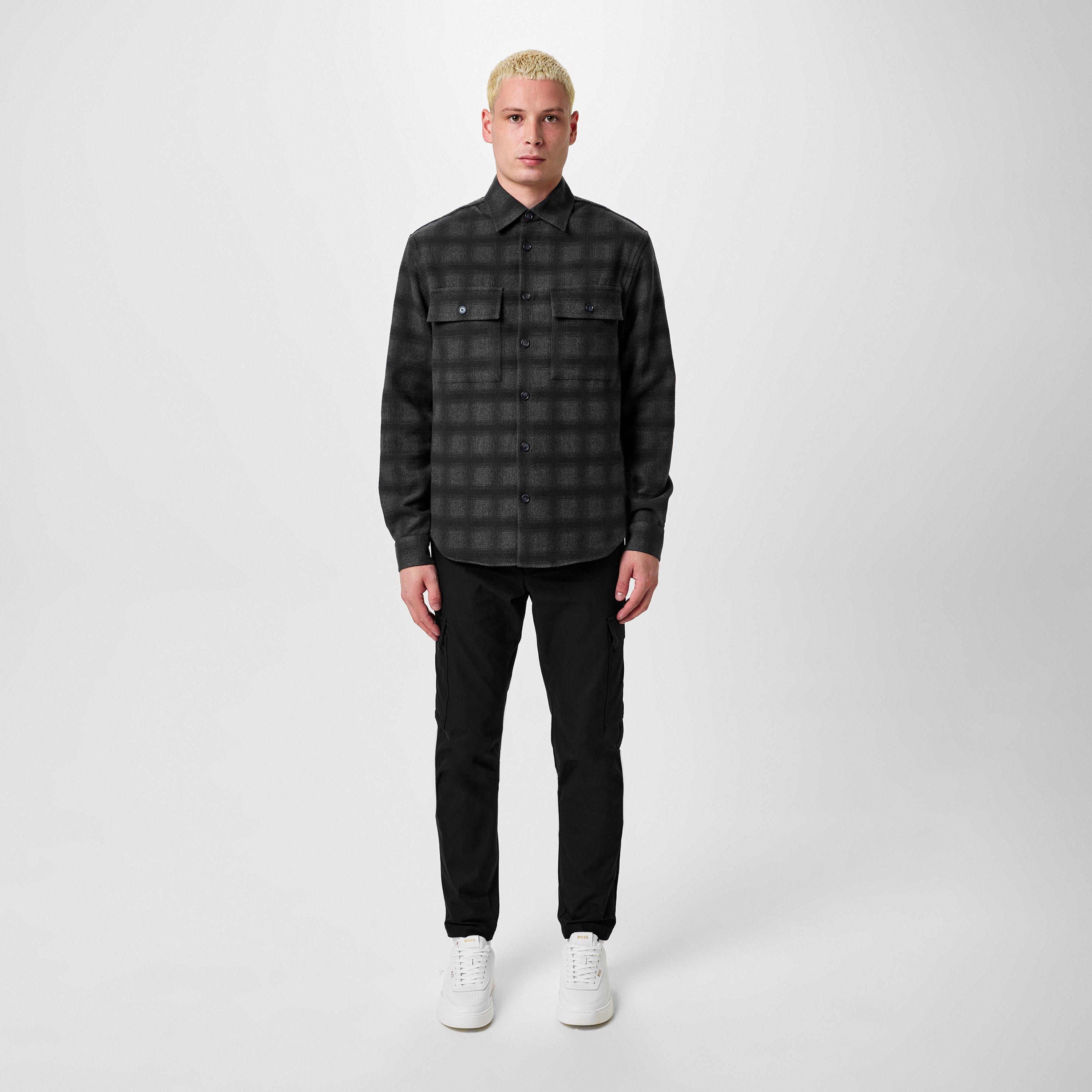 Med Grey 030 - Boss - Men's C-Owen Timeless Versatility Overshirt - 6