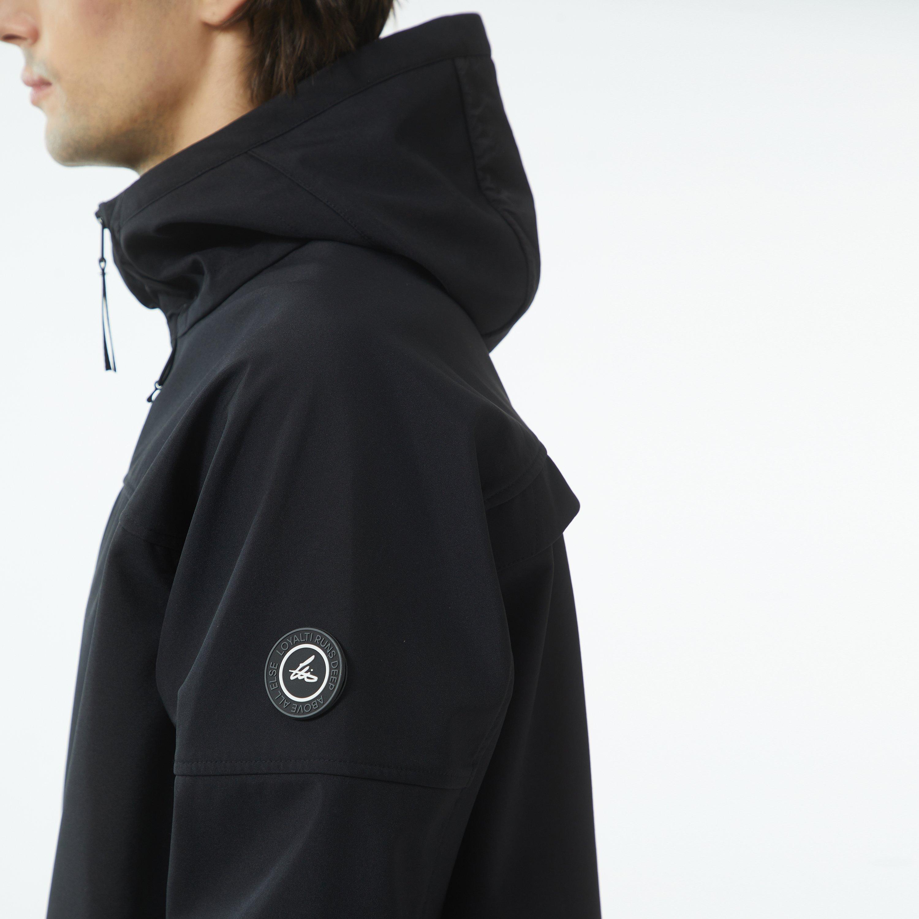 Black - Loyalti - Men's Hagler Windproof Waterproof Fleece-Lined Long Sleeve Softshell Jacket - 9