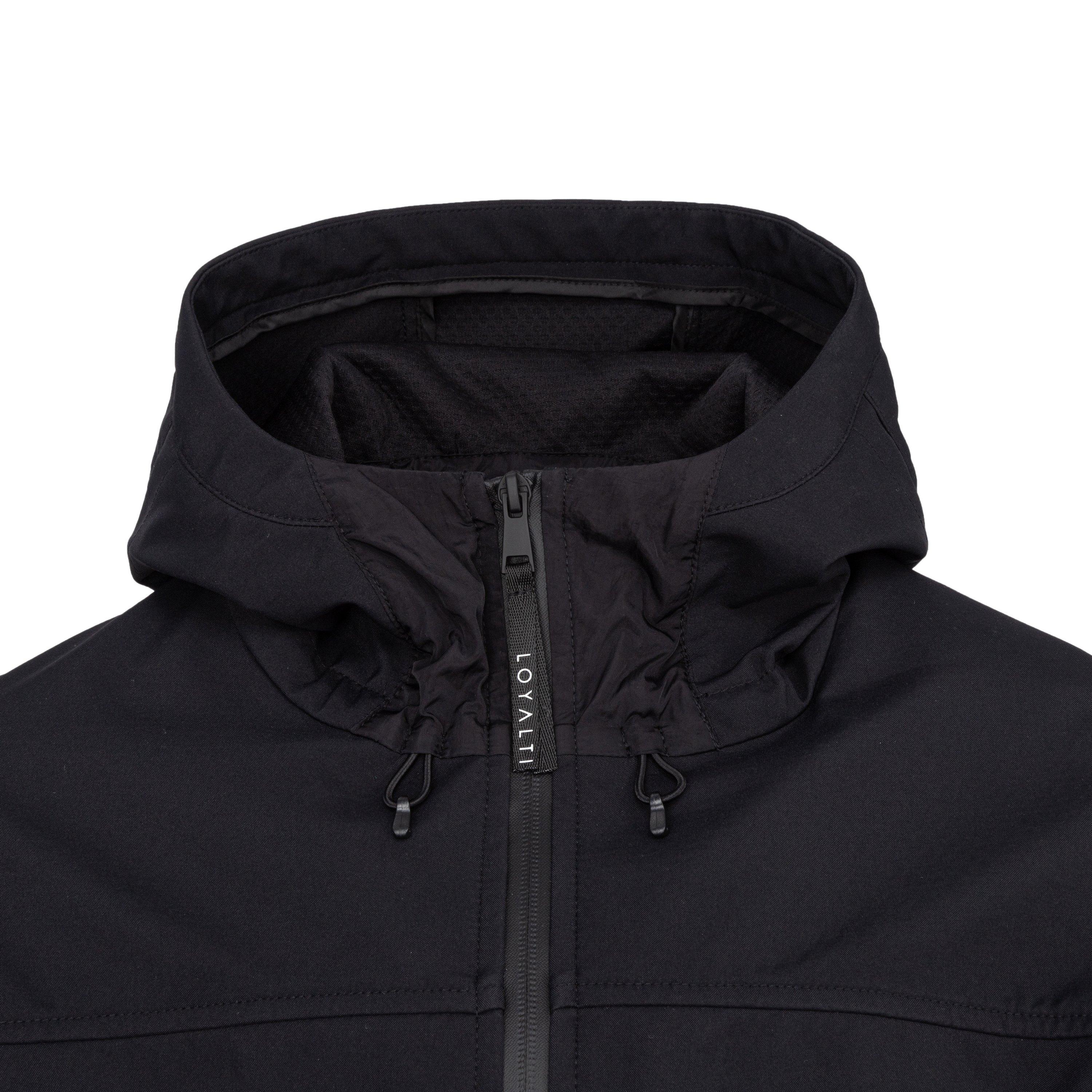 Black - Loyalti - Men's Hagler Windproof Waterproof Fleece-Lined Long Sleeve Softshell Jacket - 11