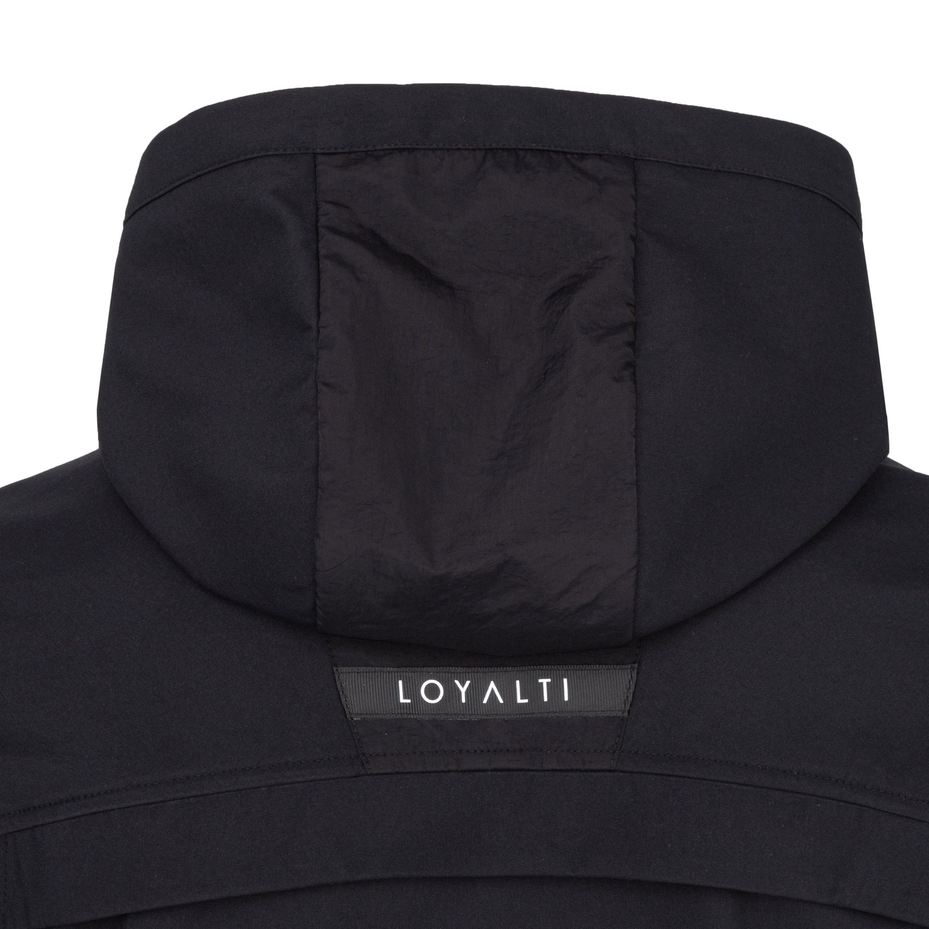 Black - Loyalti - Men's Hagler Windproof Waterproof Fleece-Lined Long Sleeve Softshell Jacket - 14