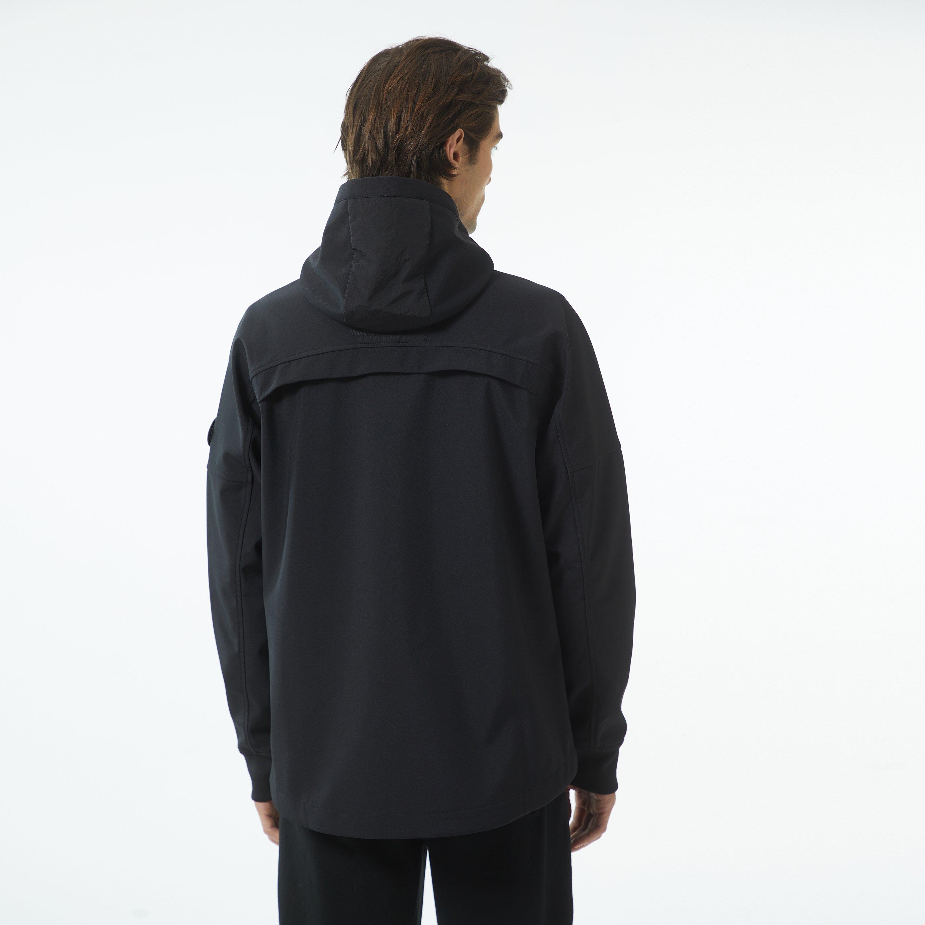 Black - Loyalti - Men's Hagler Windproof Waterproof Fleece-Lined Long Sleeve Softshell Jacket - 4