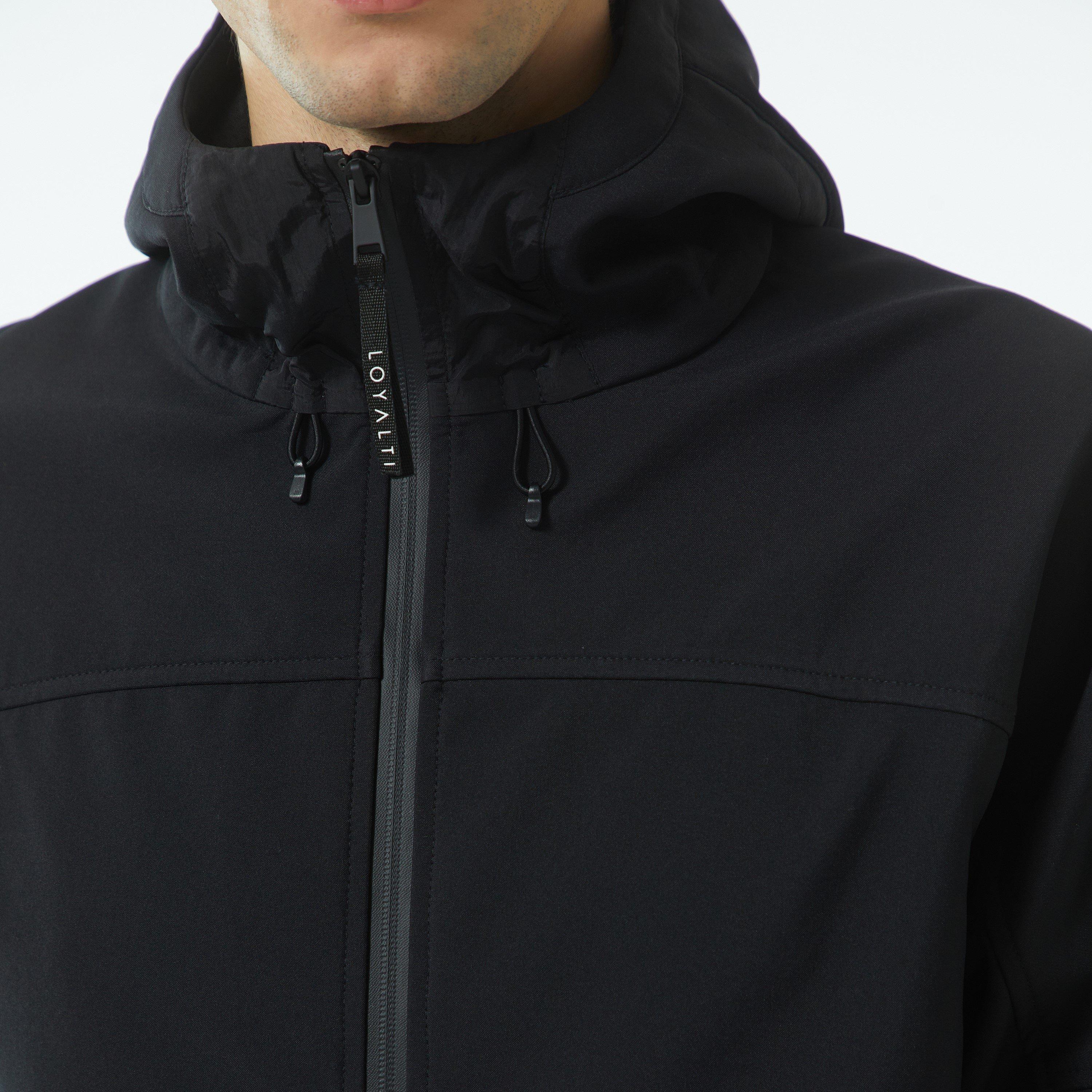 Black - Loyalti - Men's Hagler Windproof Waterproof Fleece-Lined Long Sleeve Softshell Jacket - 6
