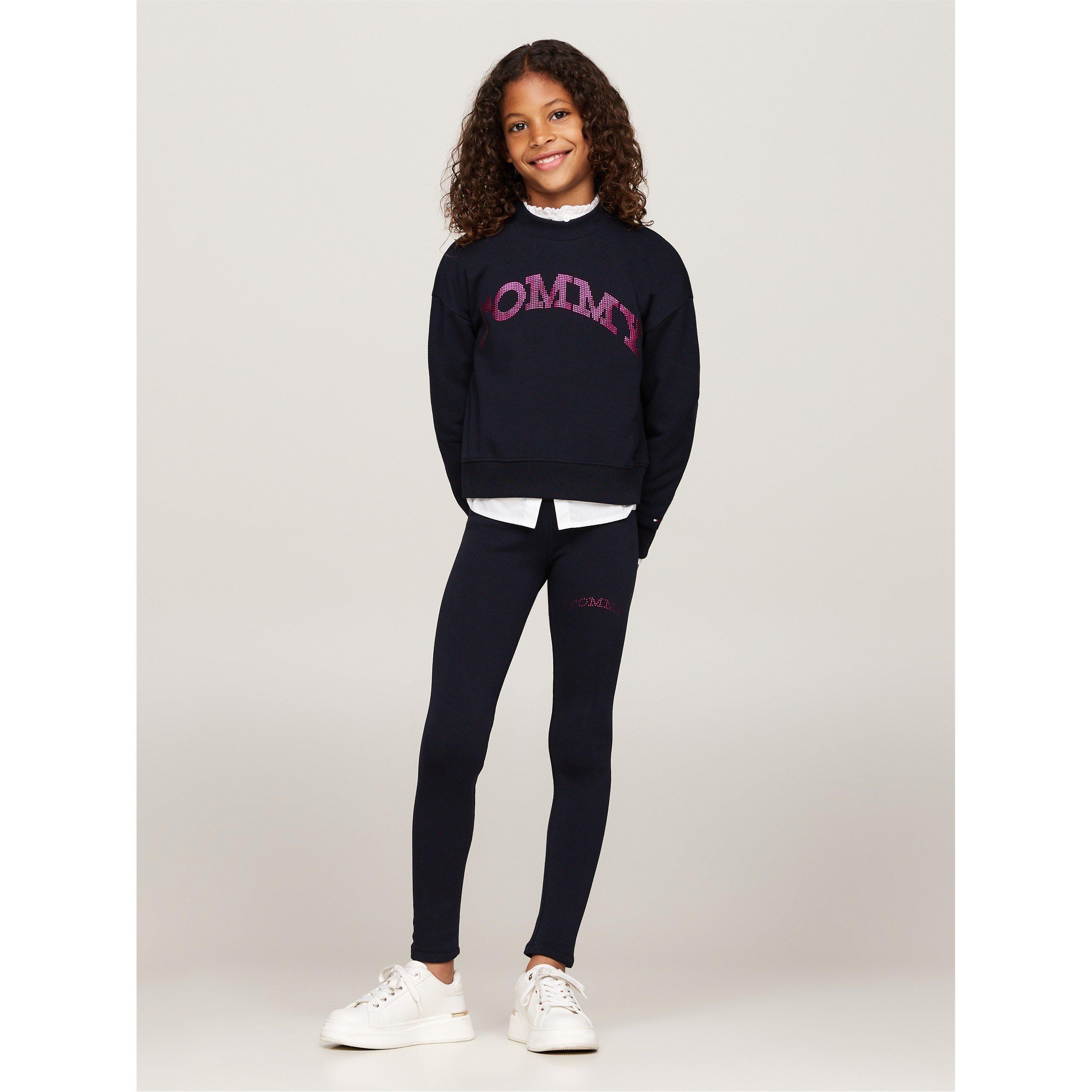 Desert Sky DW5 - Tommy Hilfiger - Full-length Foil Logo leggings Junior - 3