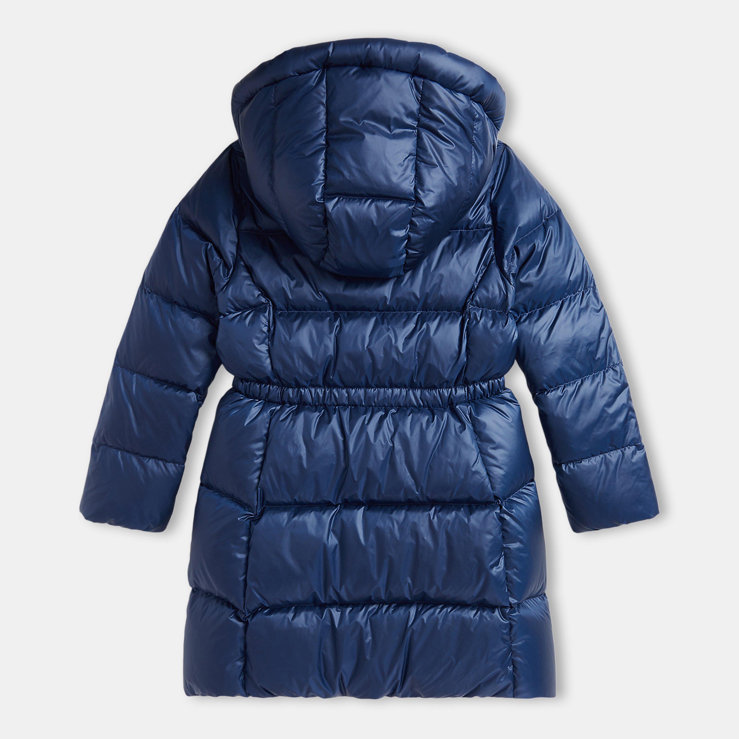 Newport Navy - Polo Ralph Lauren - Kids'  Quilted Duck Down Hooded Long Sleeve Short Puffer Jacket - 2