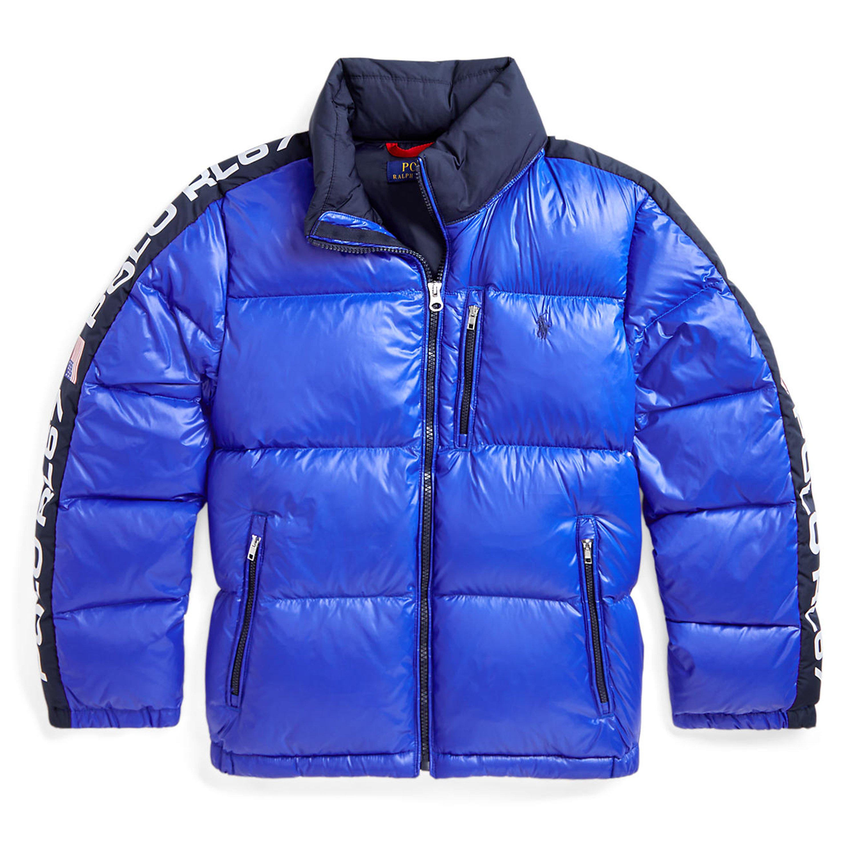 Sapphire Star - Polo Ralph Lauren - Kids' Duck Down Hooded Short Puffer Jacket - 1