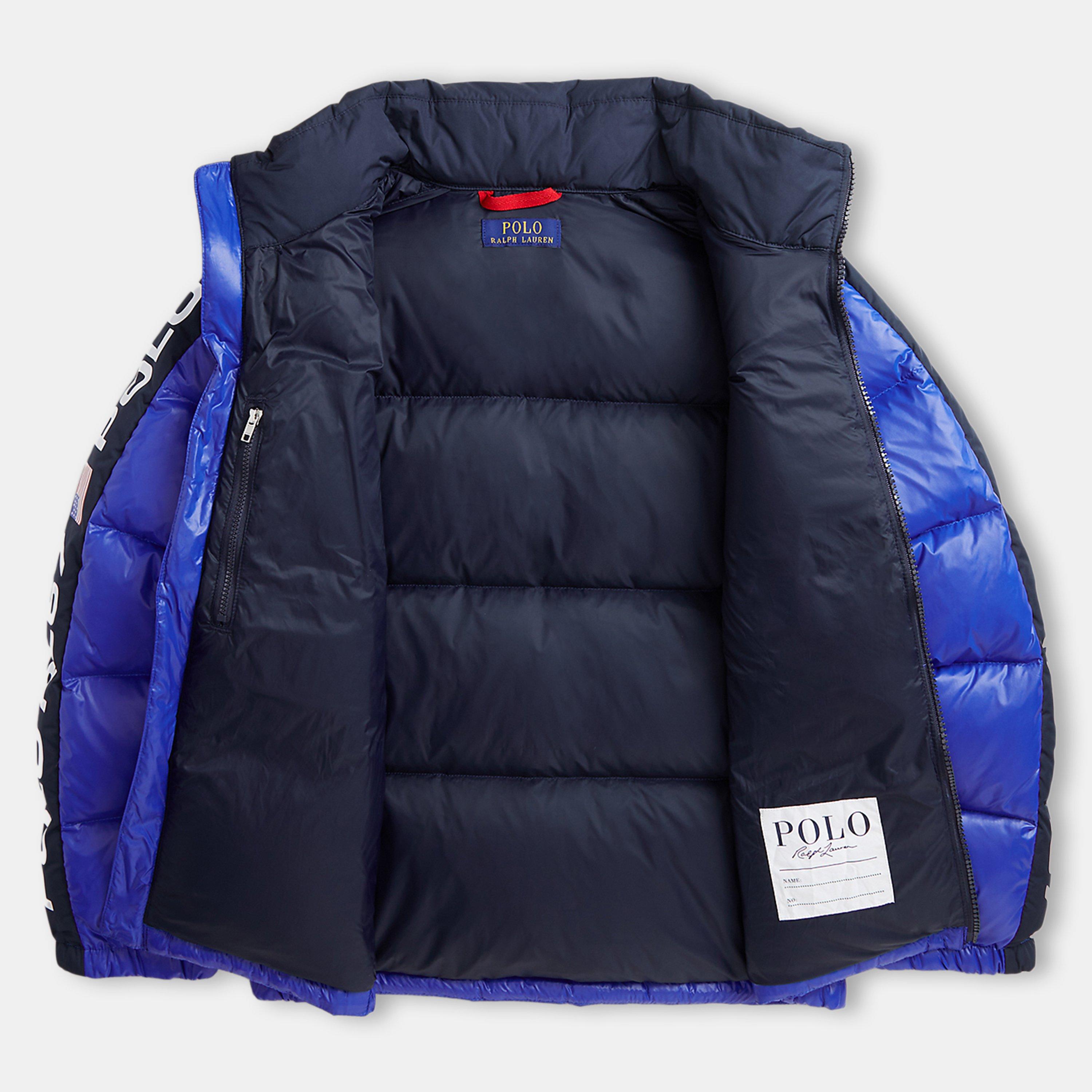 Sapphire Star - Polo Ralph Lauren - Kids' Duck Down Hooded Short Puffer Jacket - 3