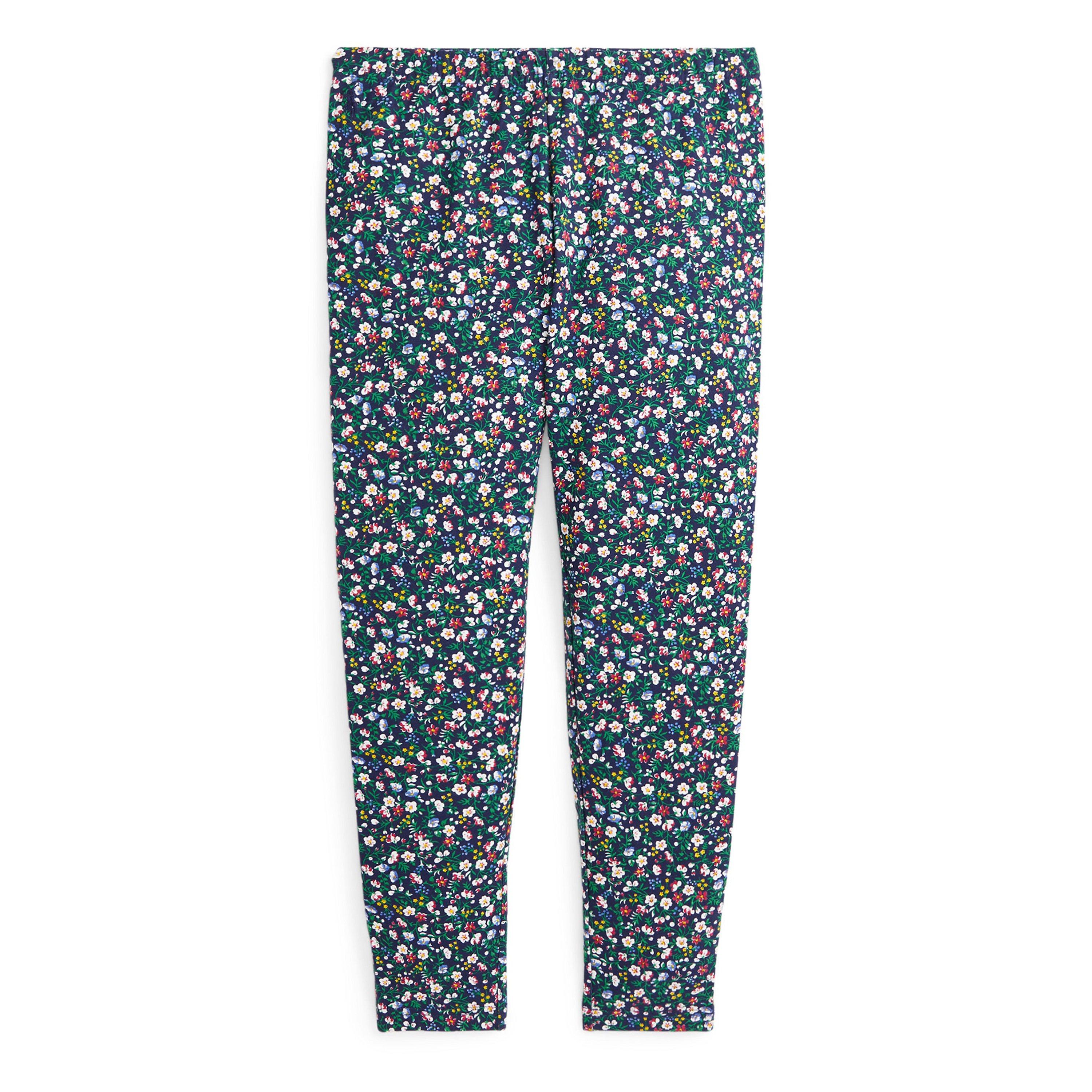 Payden Navy - Polo Ralph Lauren - Floral Stretch Leggings Juniors - 1