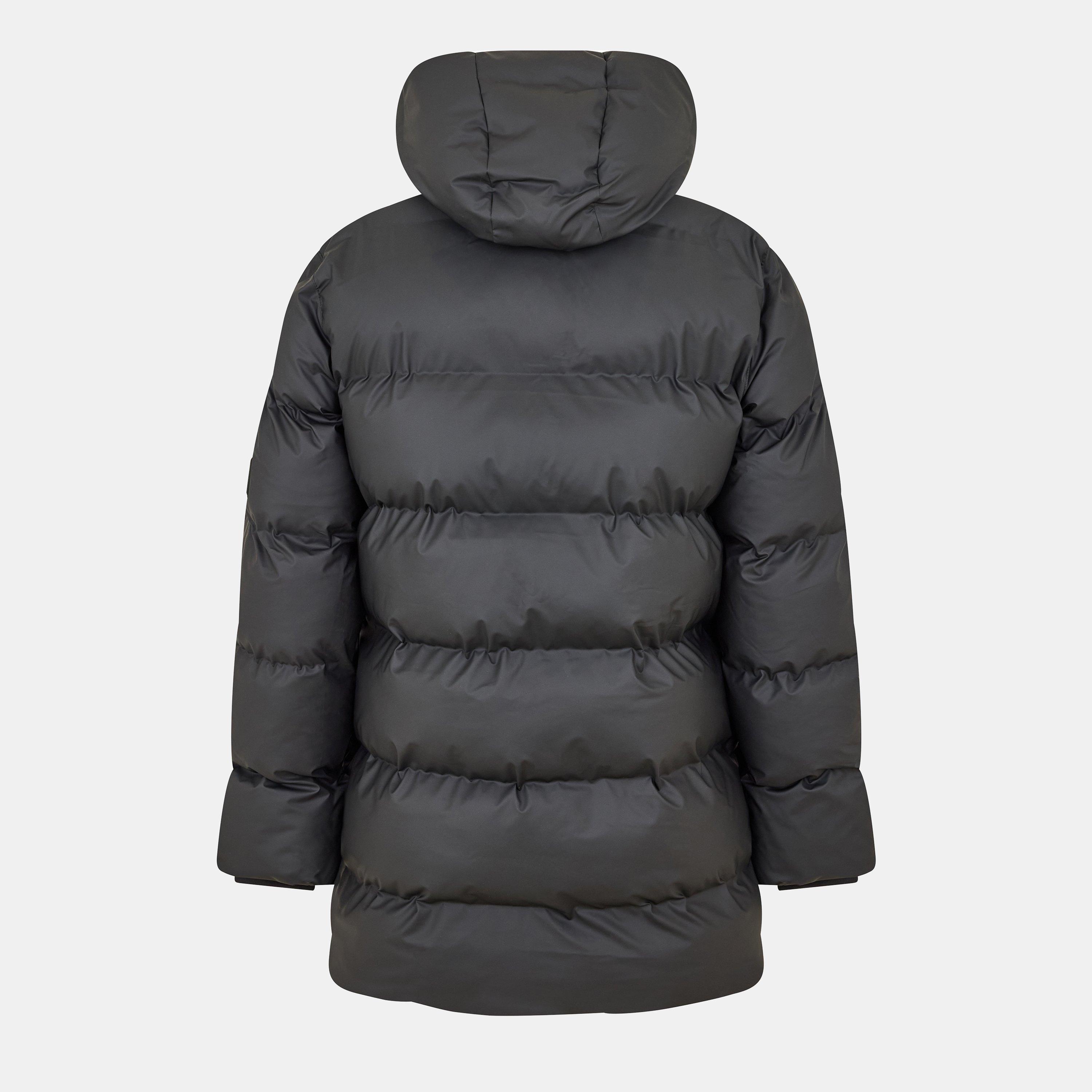 Sort-01 - Rains - Alta Long Puffer Cargo Jacket - 2