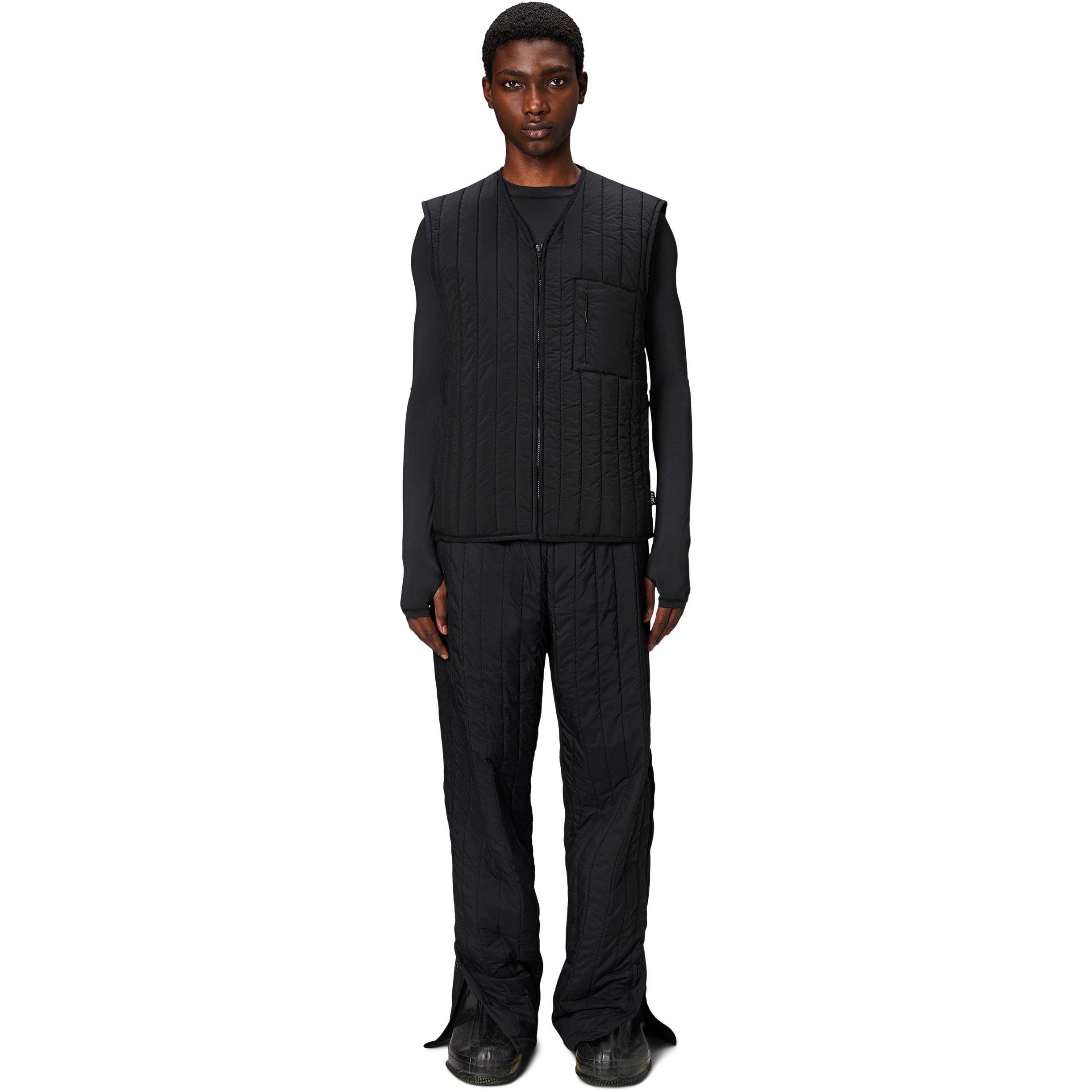 Black-01 - Rains - Mens Banja Liner Vest - 1
