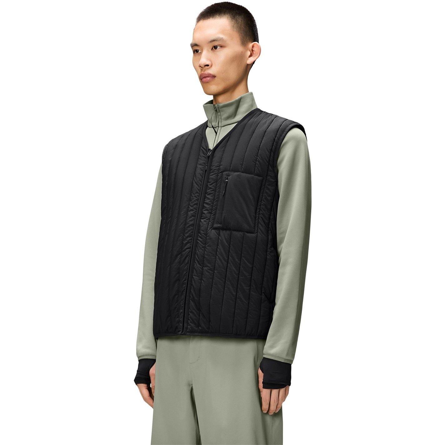 Black 01 - Rains - Mens Banja Liner Vest - 2
