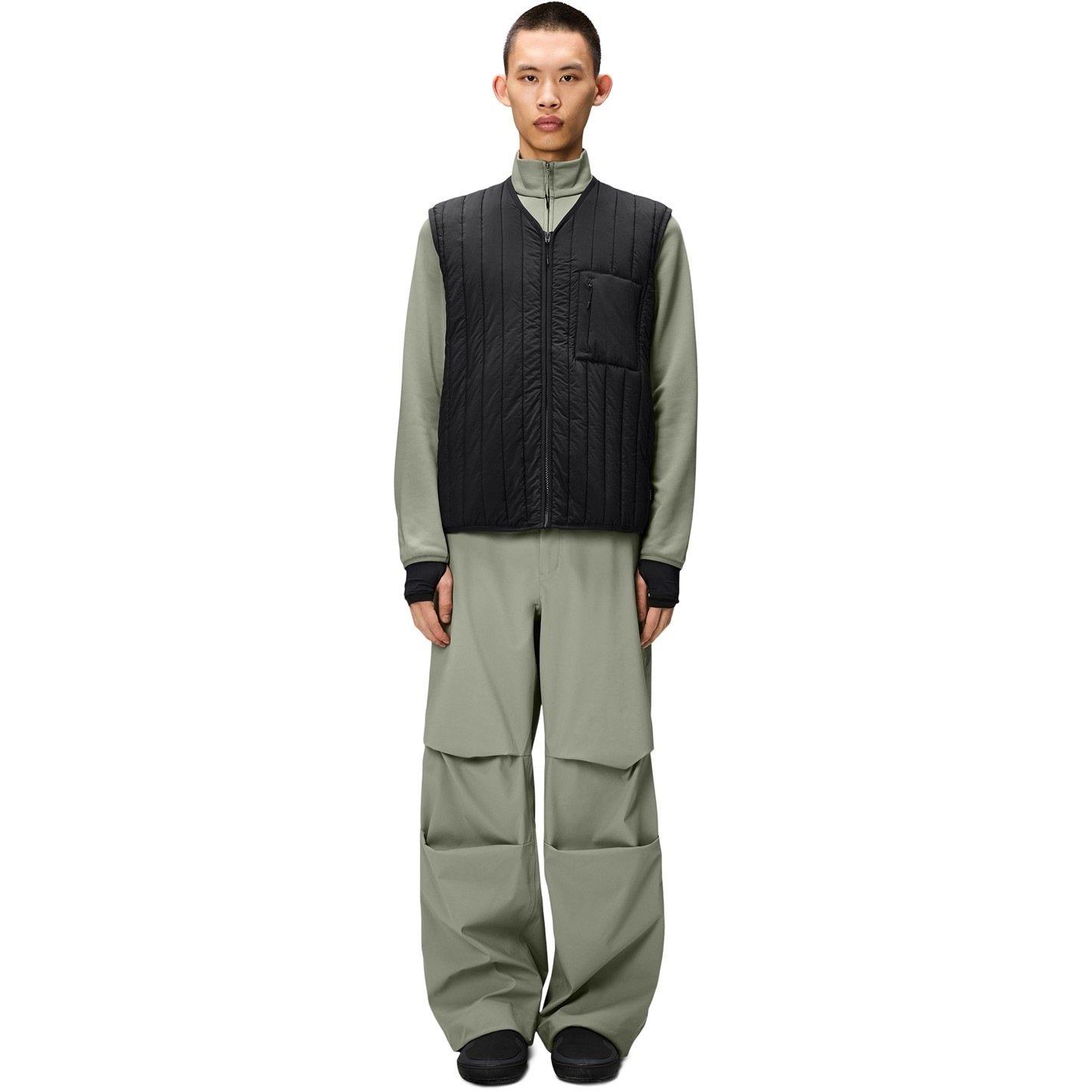 Black 01 - Rains - Mens Banja Liner Vest - 3