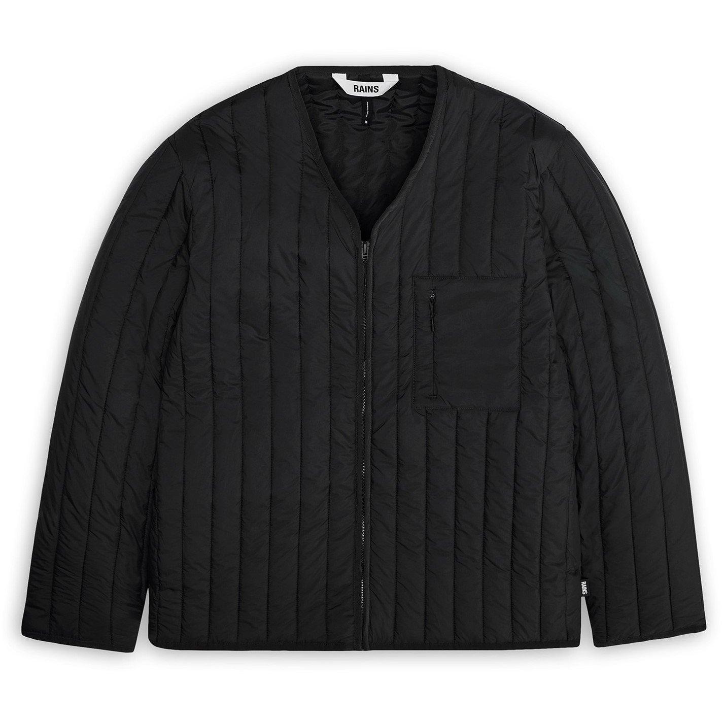 Black-01 - Rains - Mens Banja Liner Jacket - 1