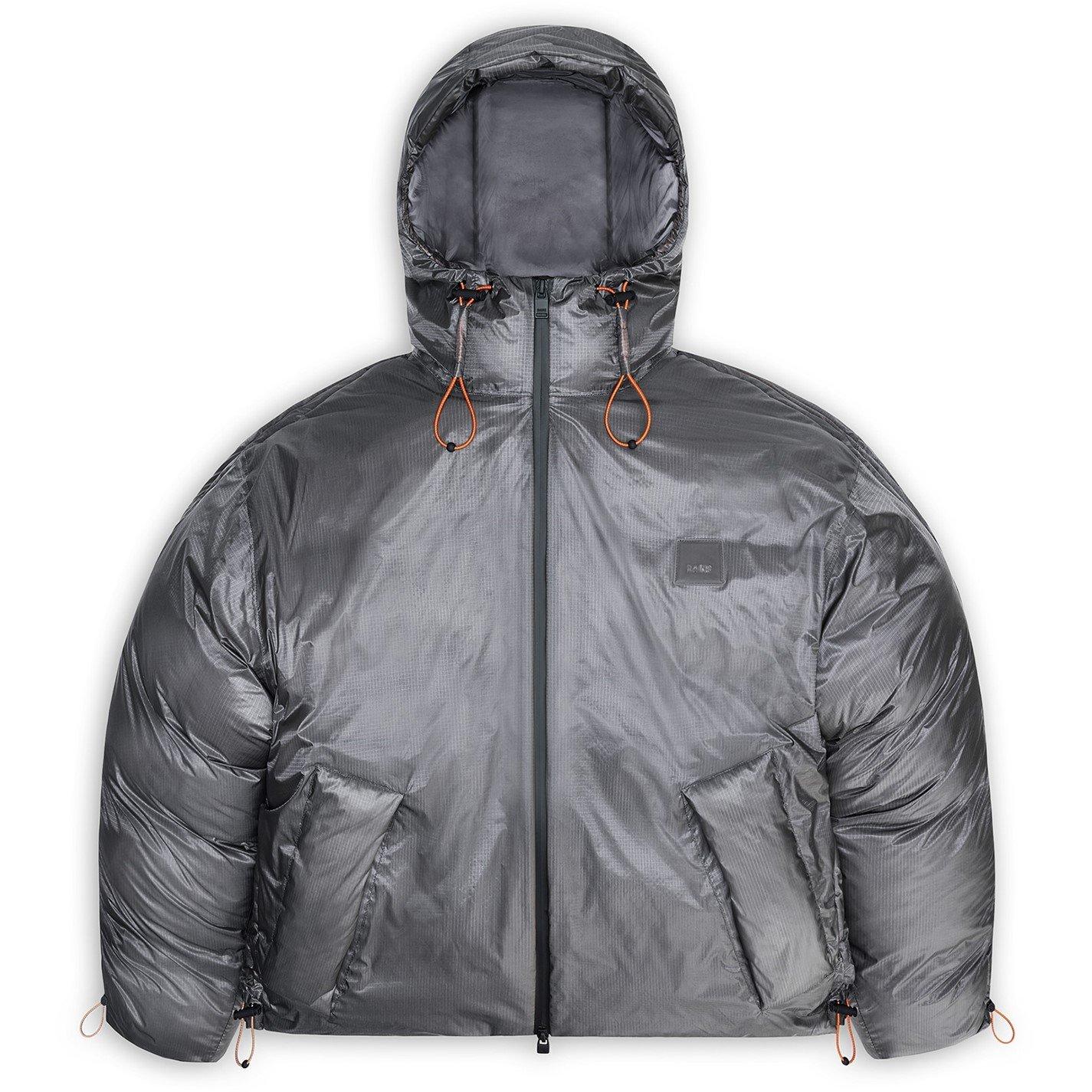 Grey-13 - Rains - Men's Kevo Vision Waterproof Windproof Short Puffer Jacket - 1
