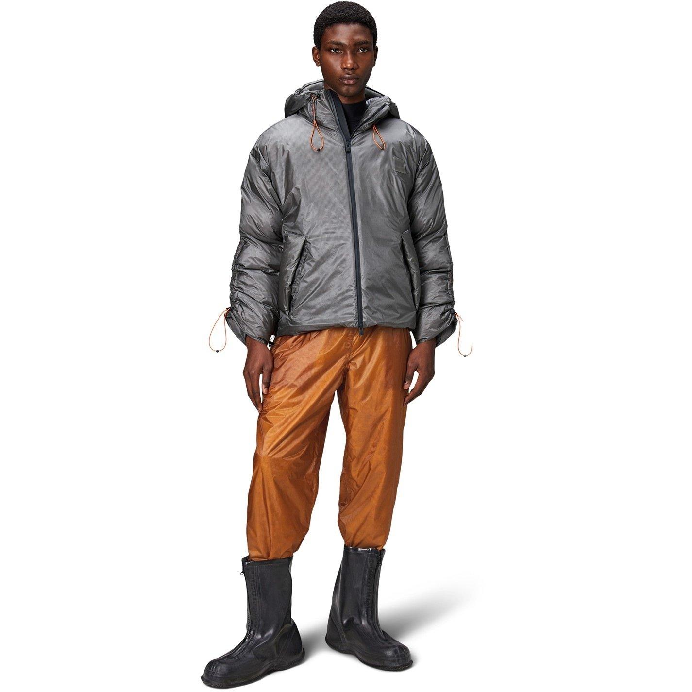 Grey-13 - Rains - Men's Kevo Vision Waterproof Windproof Short Puffer Jacket - 4