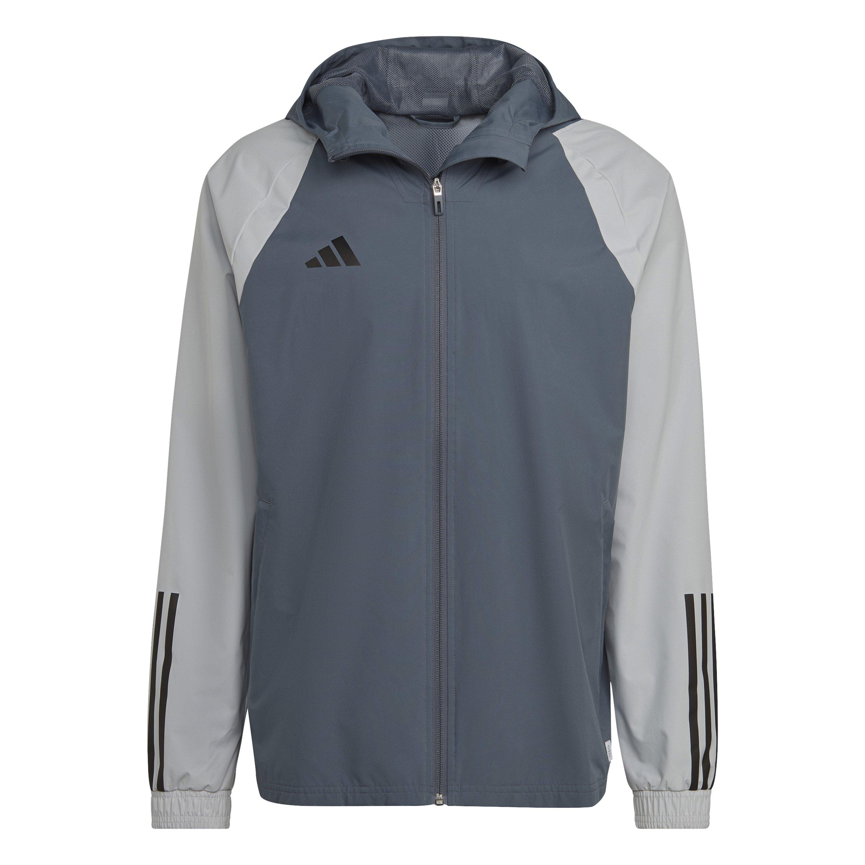 Adidas Men's Tiro Competition All Weather Water-Repellent Rain Anorak - Tmonix/Tmlggr - S