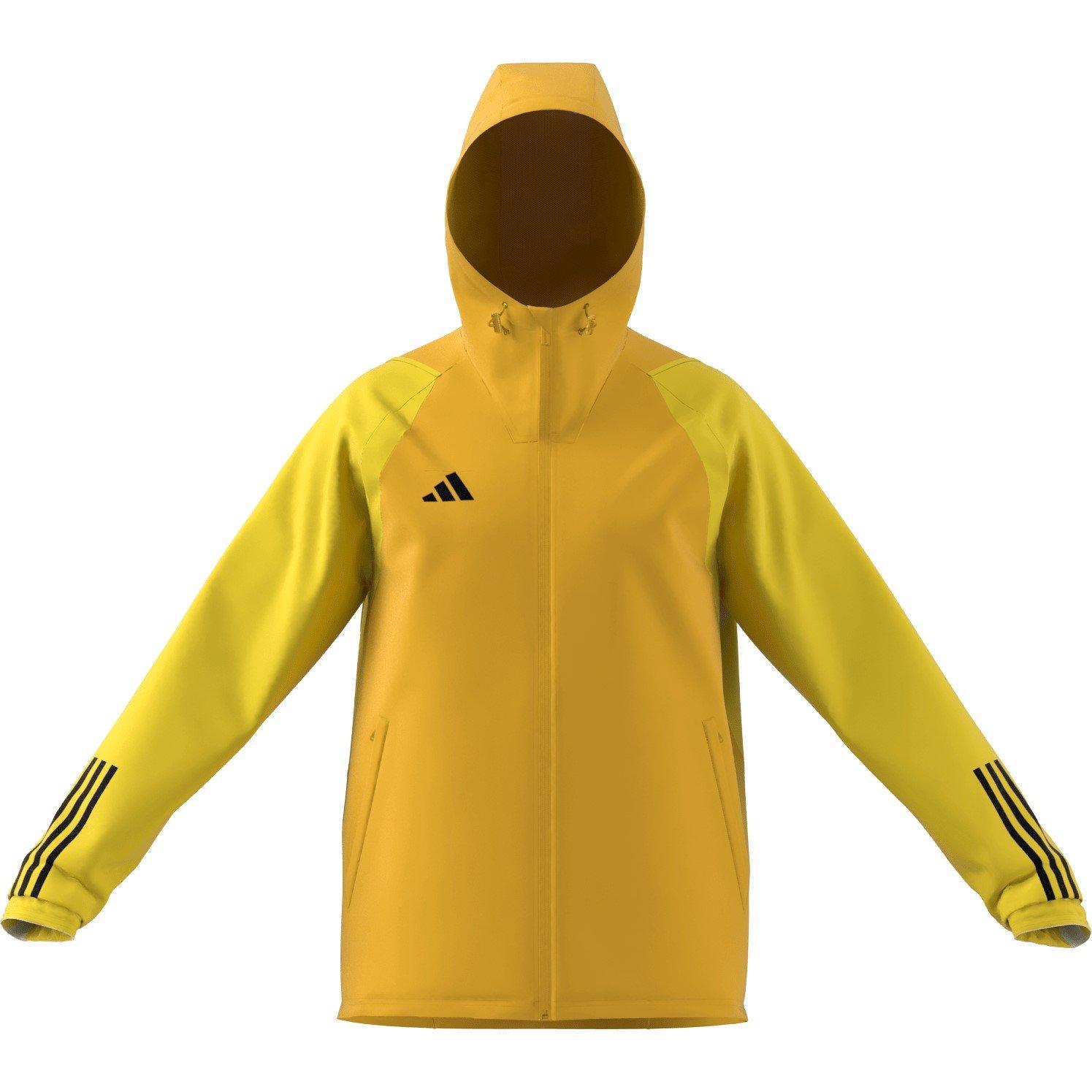 Gold/Yellow - adidas - Men's Tiro Competition All Weather Water-Repellent Rain Anorak - 1