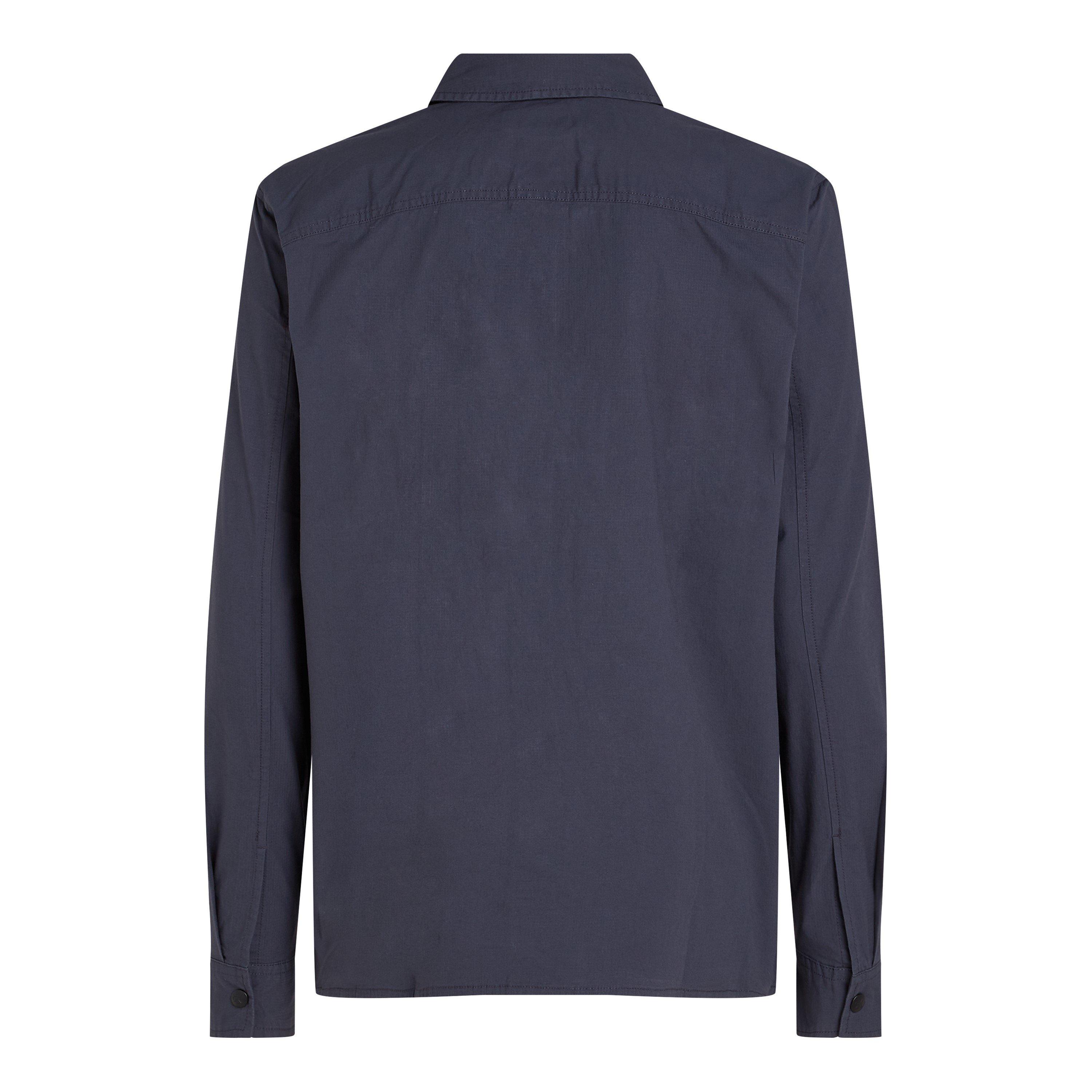 India Ink - Calvin Klein Jeans - Men's Cargo Cotton Long Sleeve Relaxed Fit Overshirt - 6