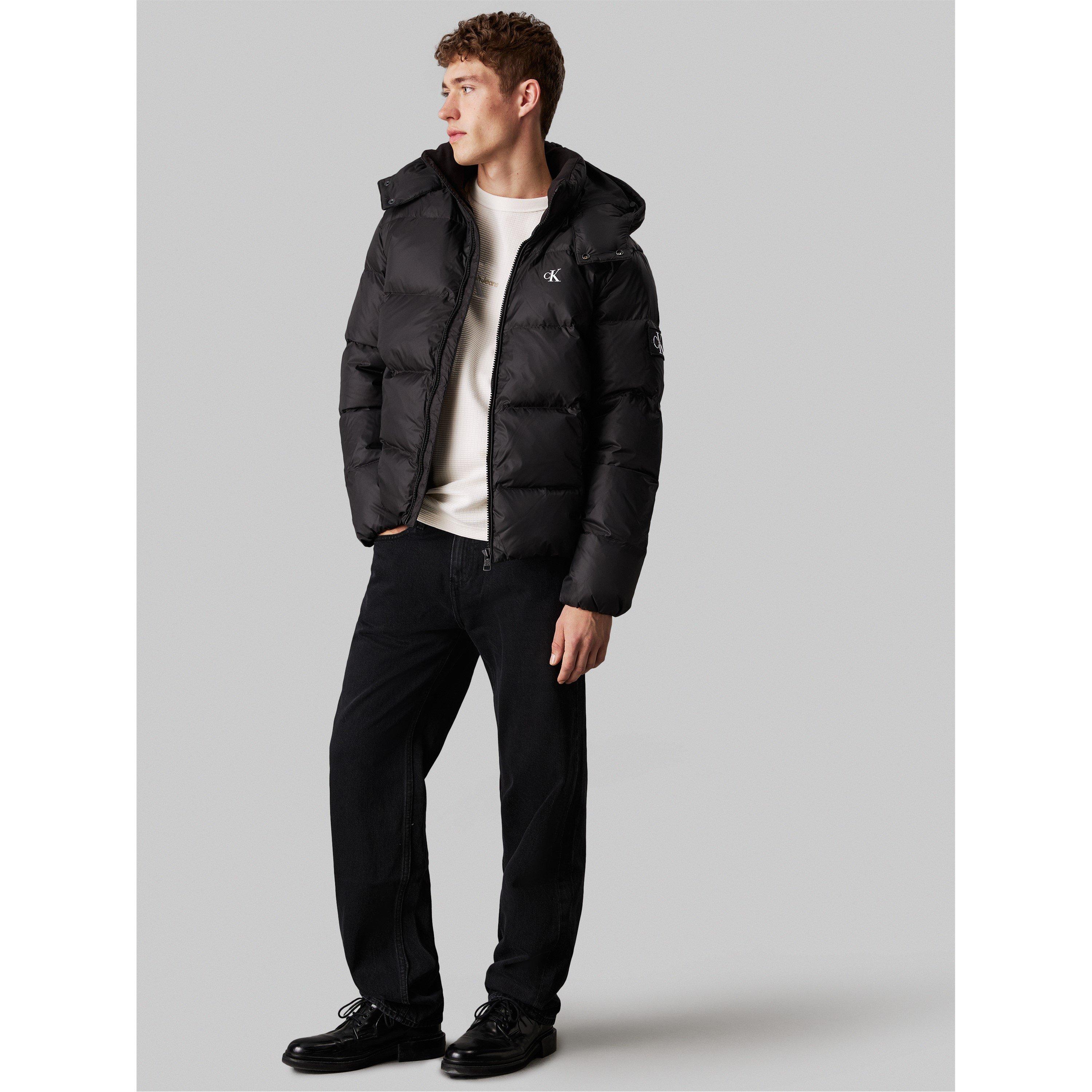 Calvin klein jeans quilted down parka jacket on sale