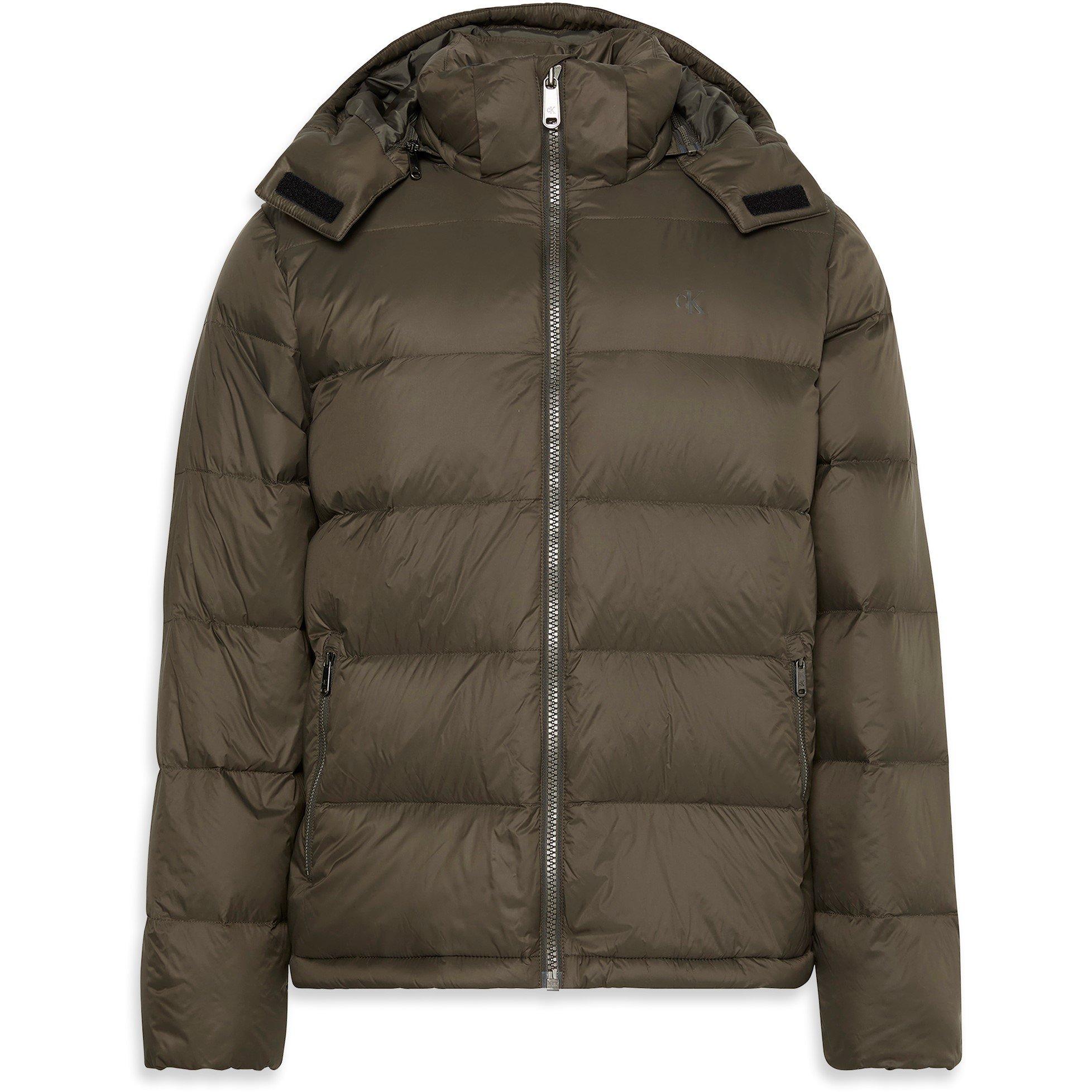 Calvin Klein Jeans Men's Essential Down Recycled Down Short Puffer Jacket - Beluga - 2XL