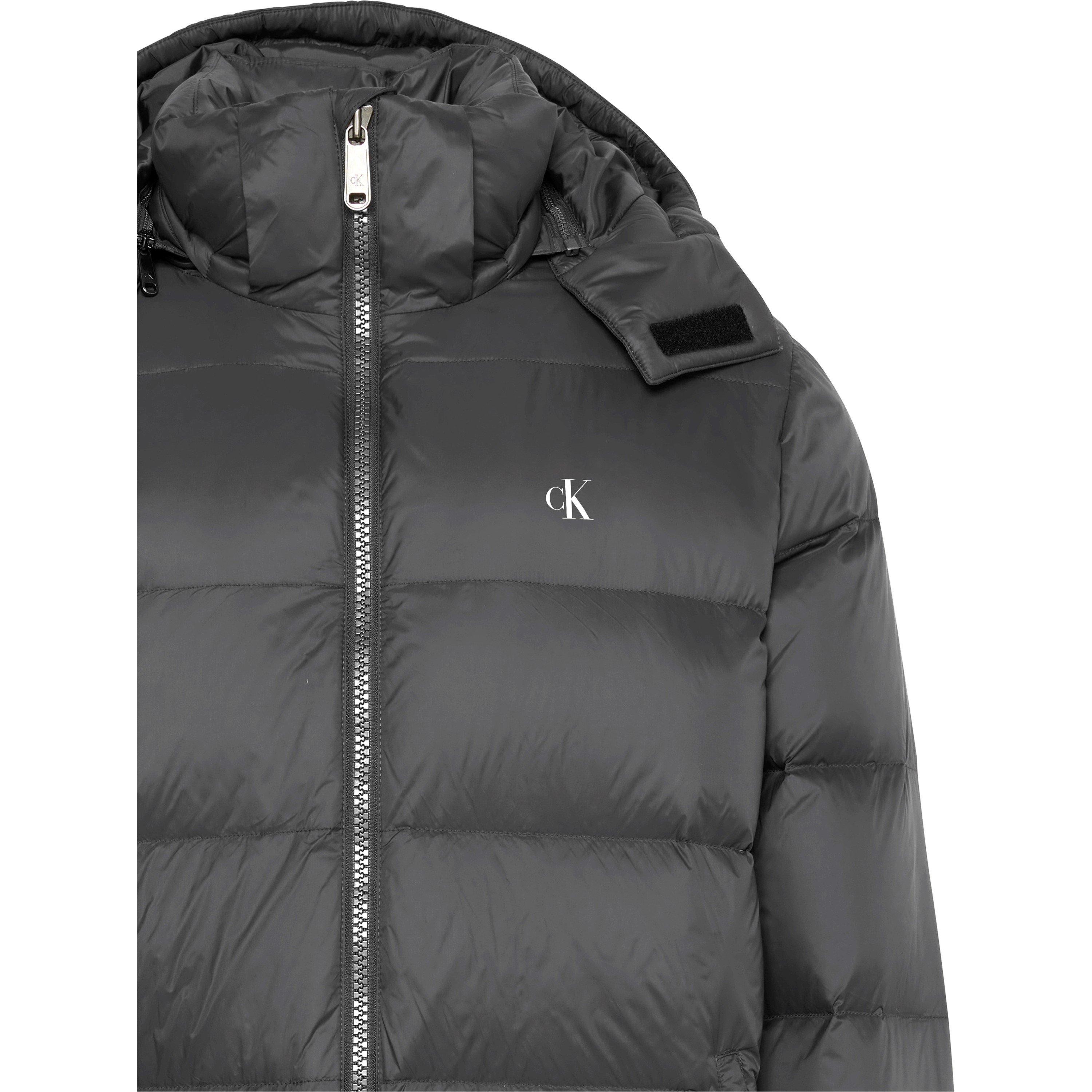 Asphalt BAC - Calvin Klein Jeans - Men's Essential Down Recycled Down Short Puffer Jacket - 2