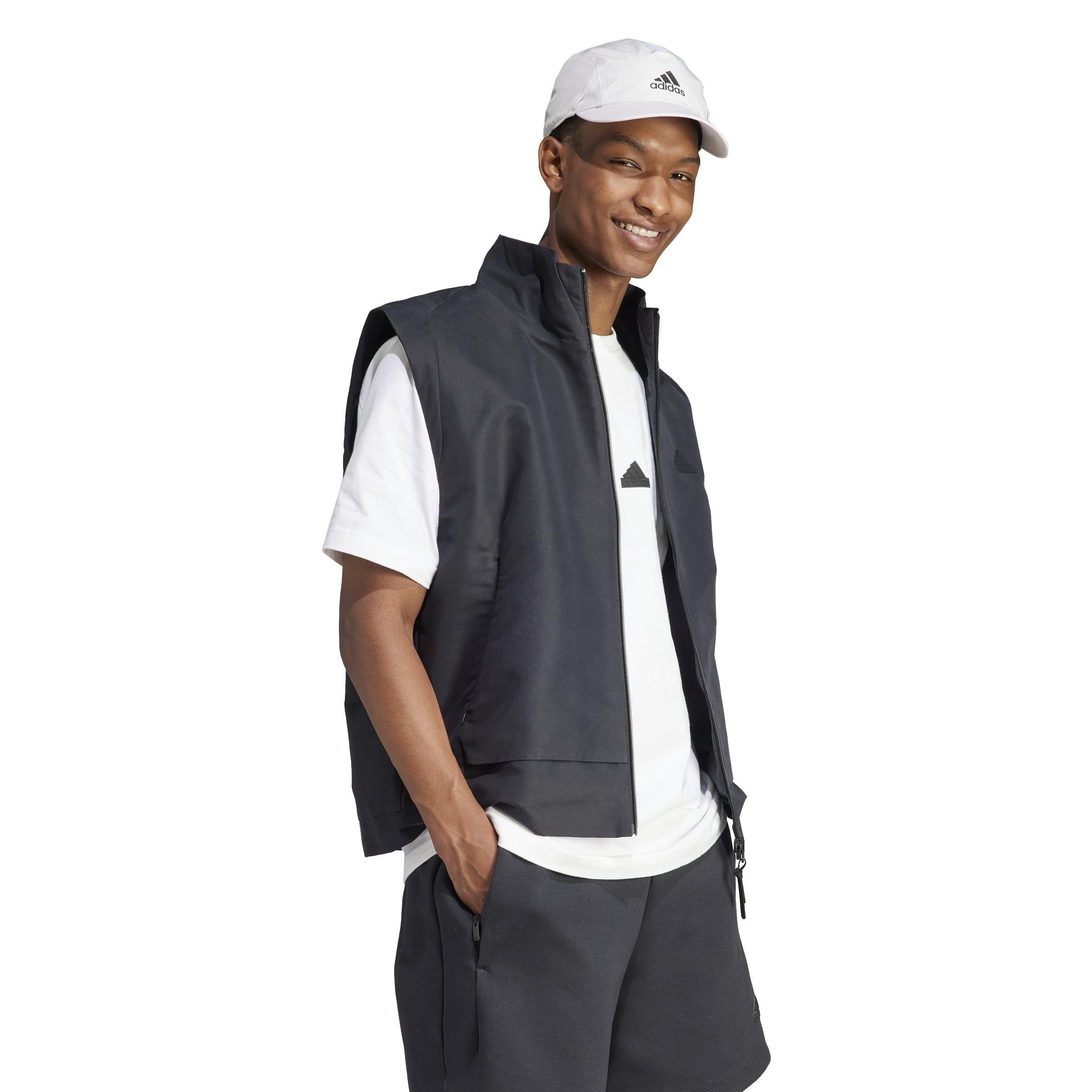 Nero - adidas - Men's Z.N.E. Premium Sleeveless Gilet - 4