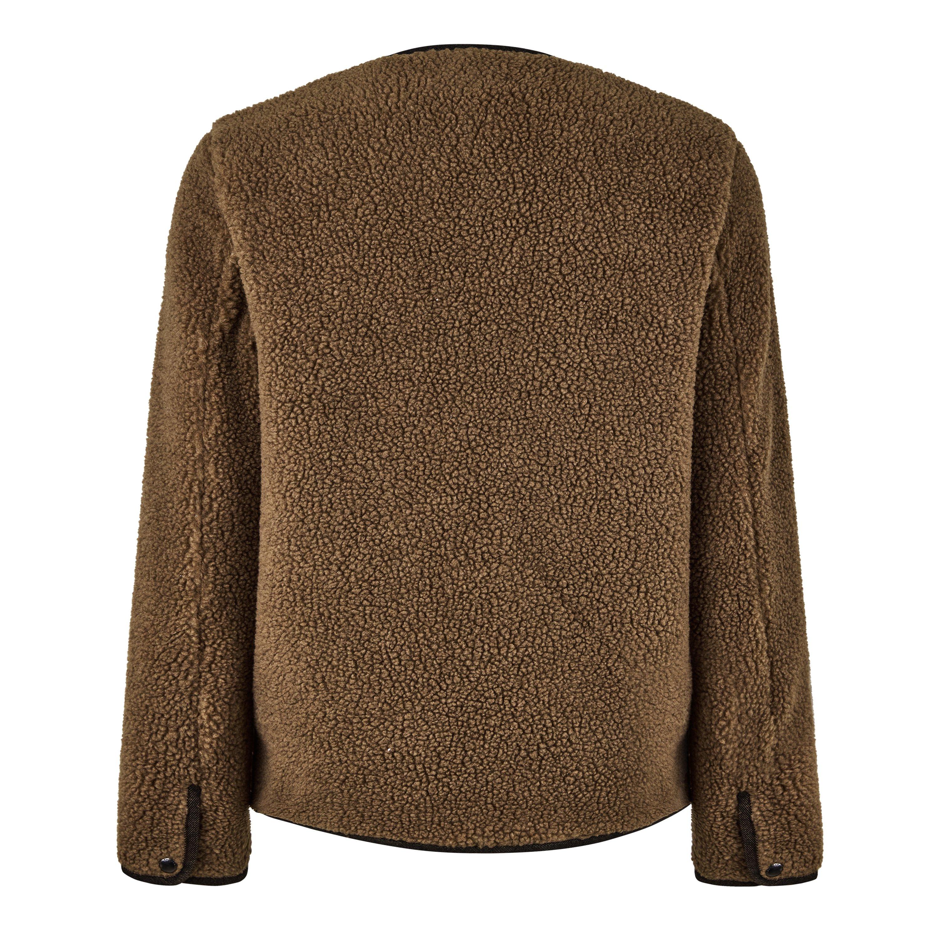 British Khaki - Belstaff - Men's Centenary Long Sleeve Zip Teddy Coat - 2