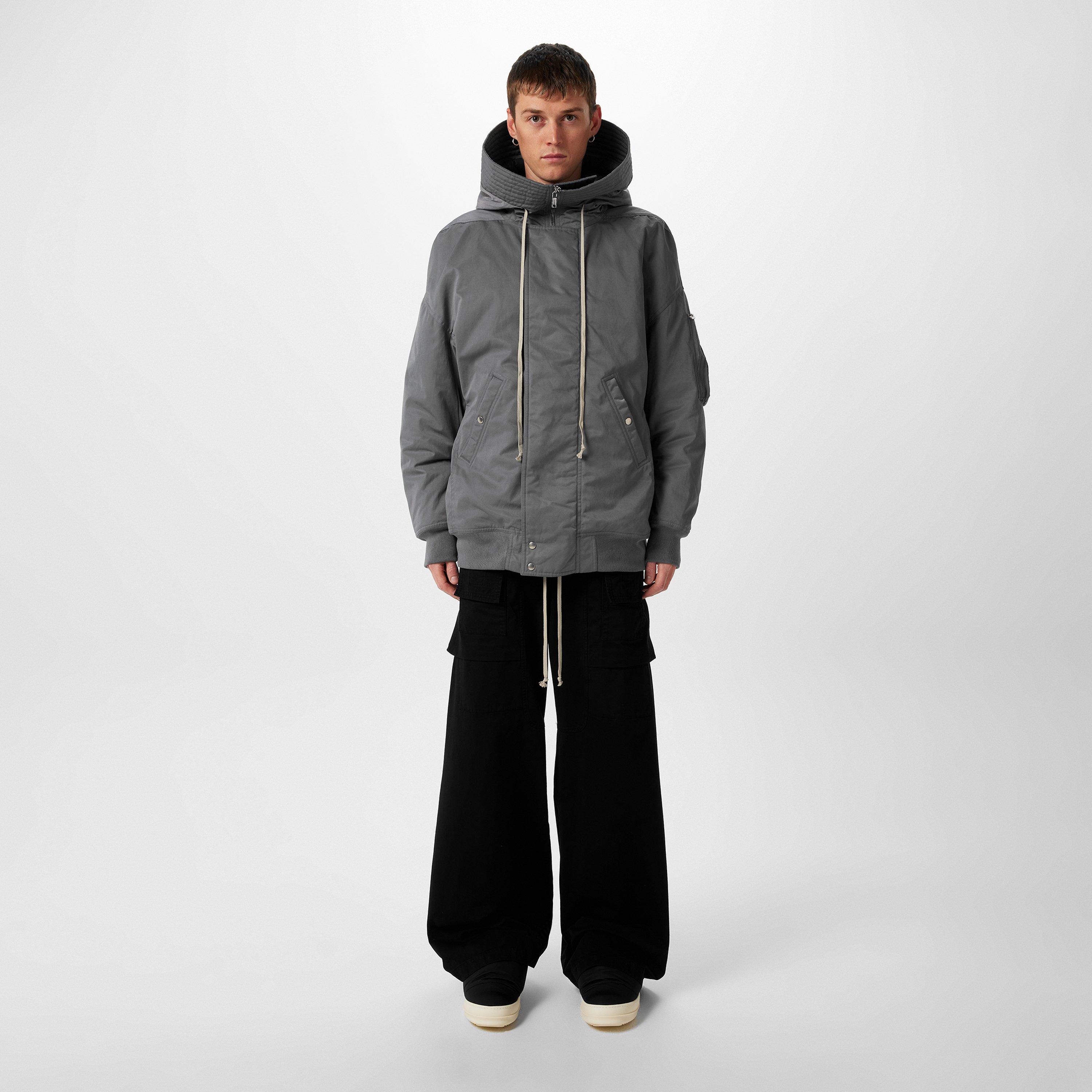 Rick Owens Drkshdw | Hooded Longline Shell-Down Bomber Jacket