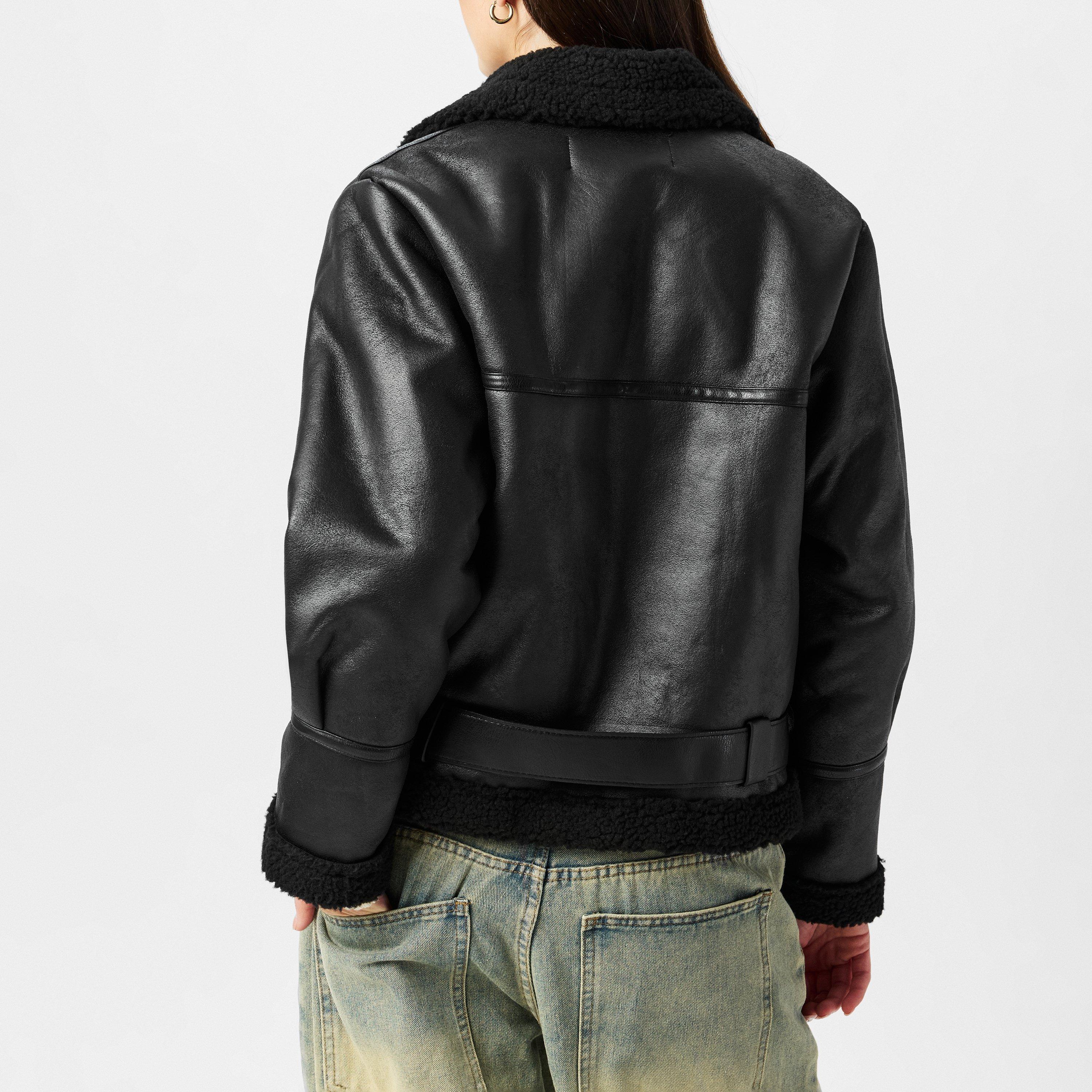 Crna - Vero Moda - Women's Joanna Aviator Jacket - 4