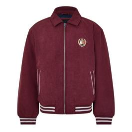 Tommy Jeans Tjm Crest Cord Letterman Jacket