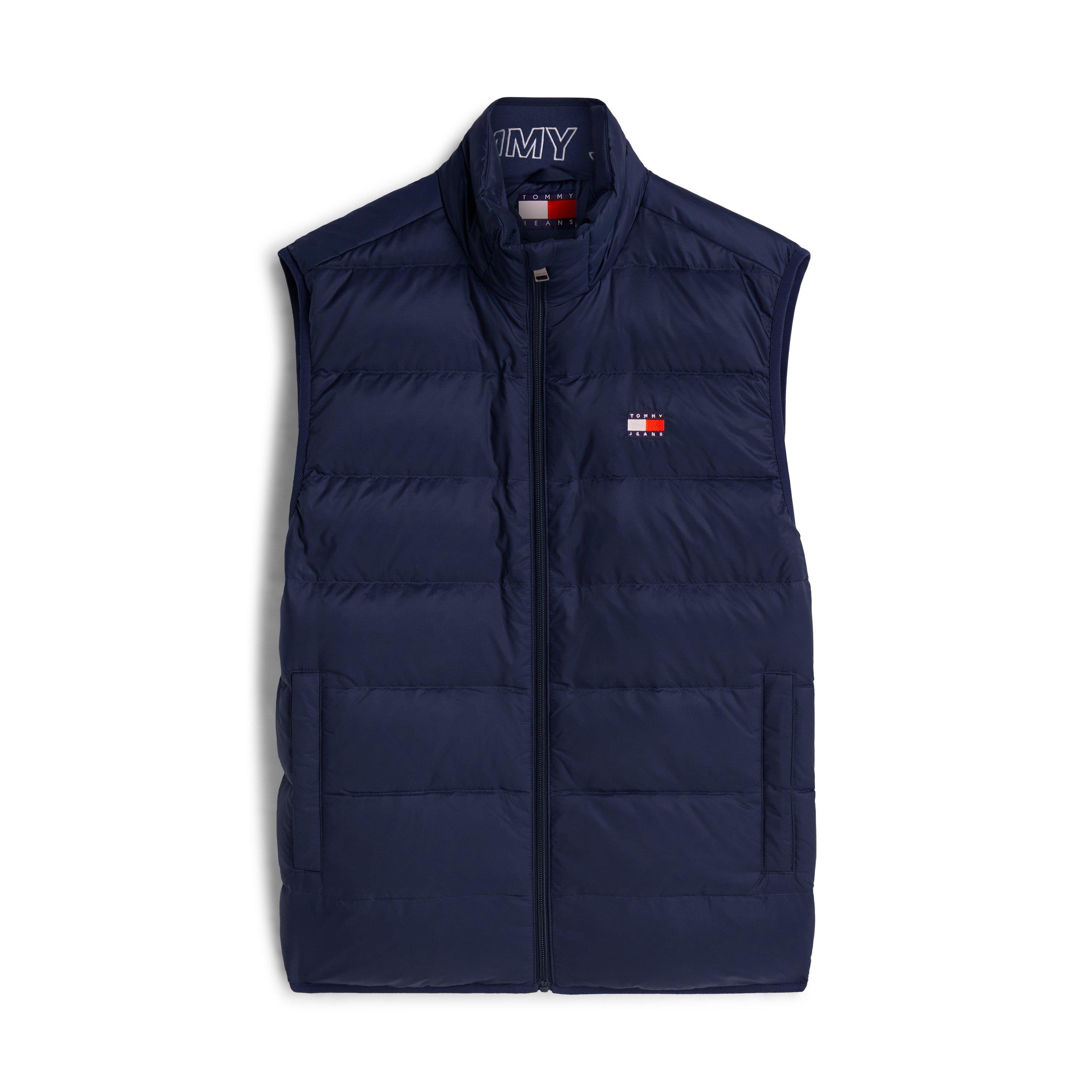 Tommy Jeans Men's Dark Blue Essential Down Hooded Sleeveless Gilet - S - Image 4
