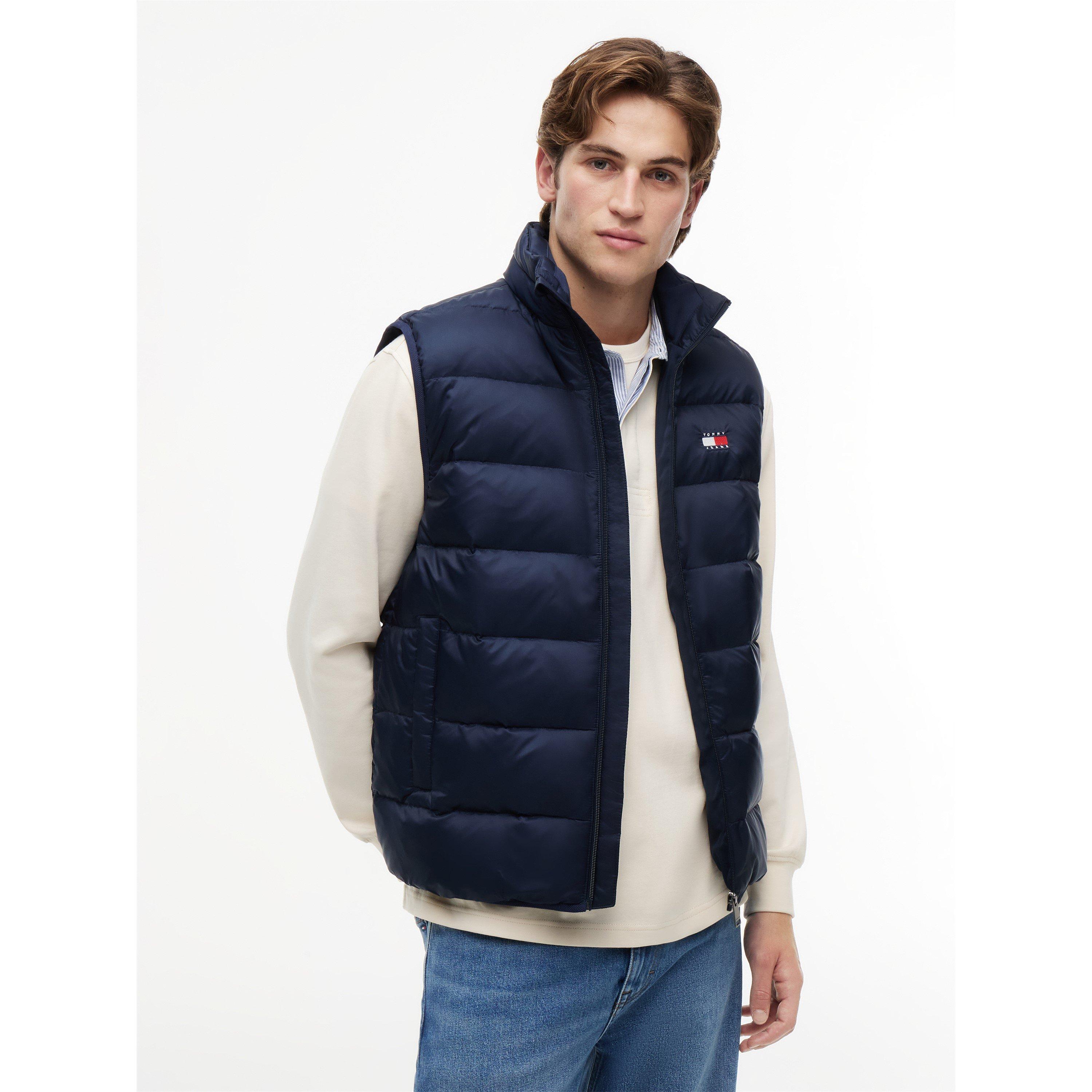 Dark Blue - Tommy Jeans - Men's Essential Down Hooded Sleeveless Gilet - 2