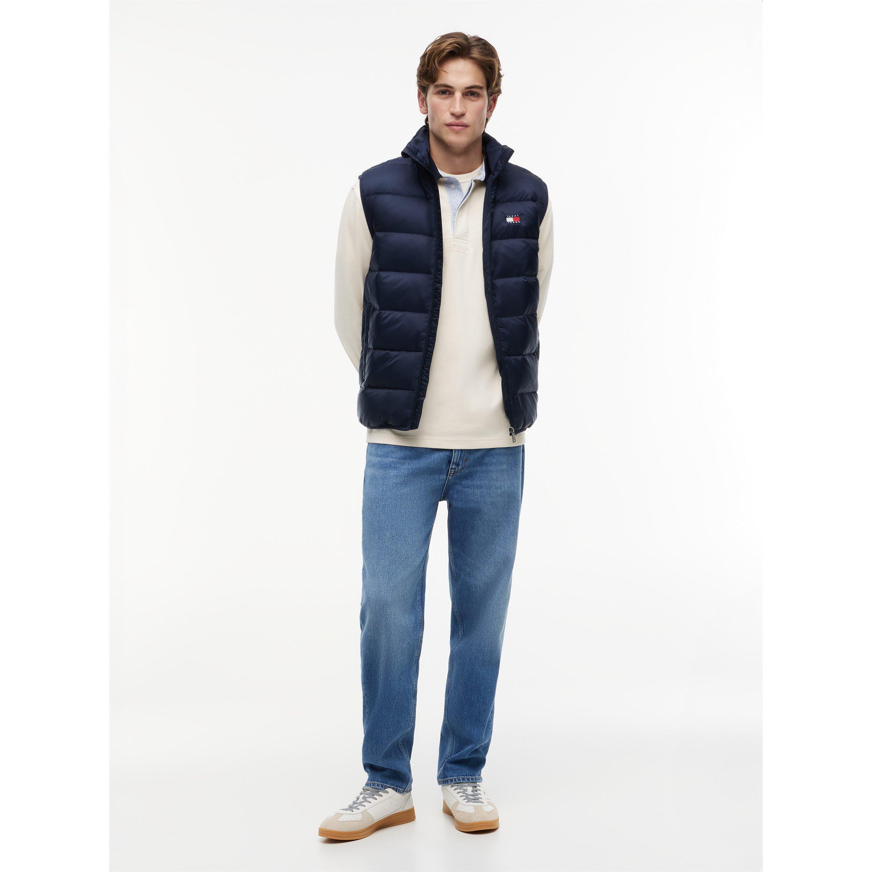 Dark Blue - Tommy Jeans - Men's Essential Down Hooded Sleeveless Gilet - 5