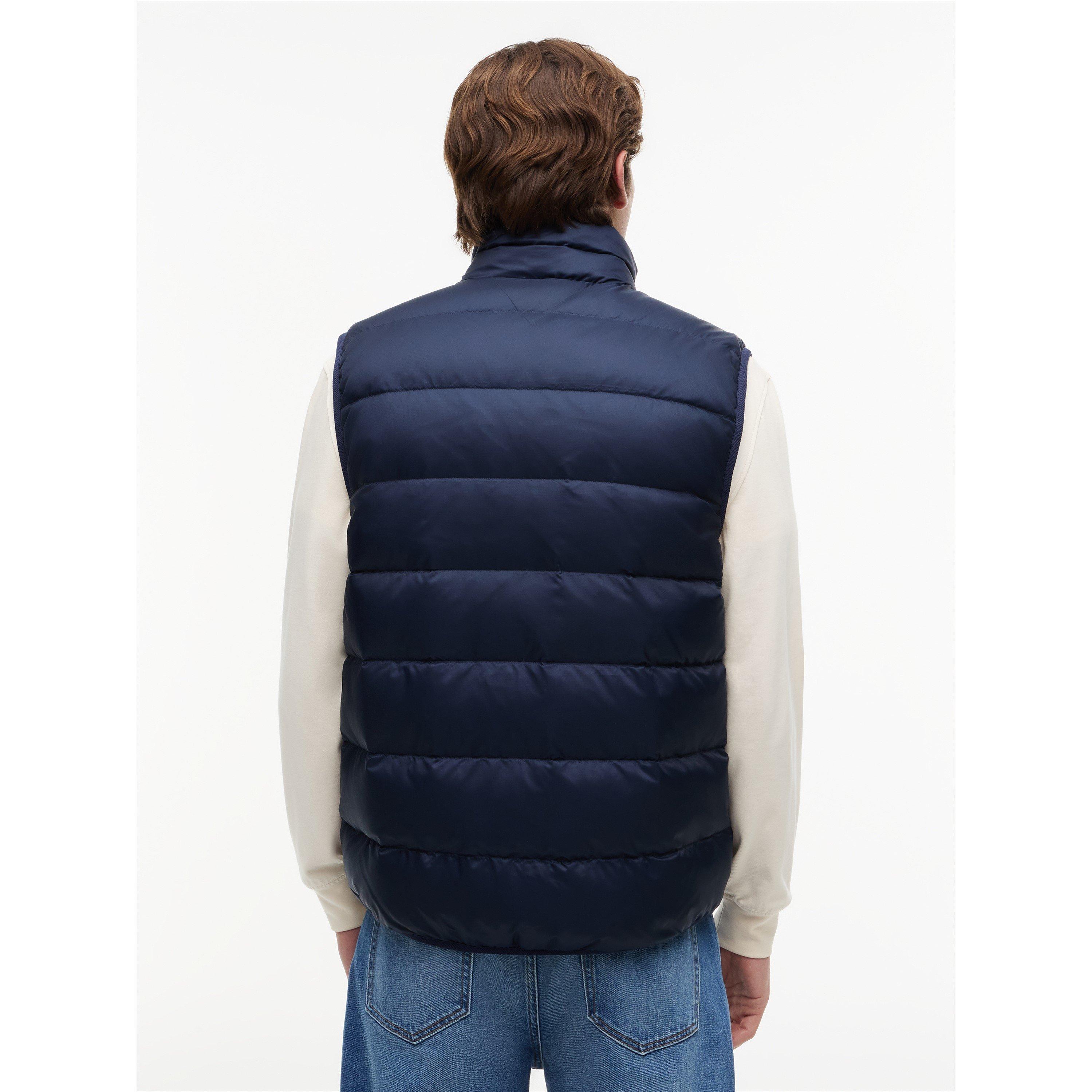 Dark Blue - Tommy Jeans - Men's Essential Down Hooded Sleeveless Gilet - 6