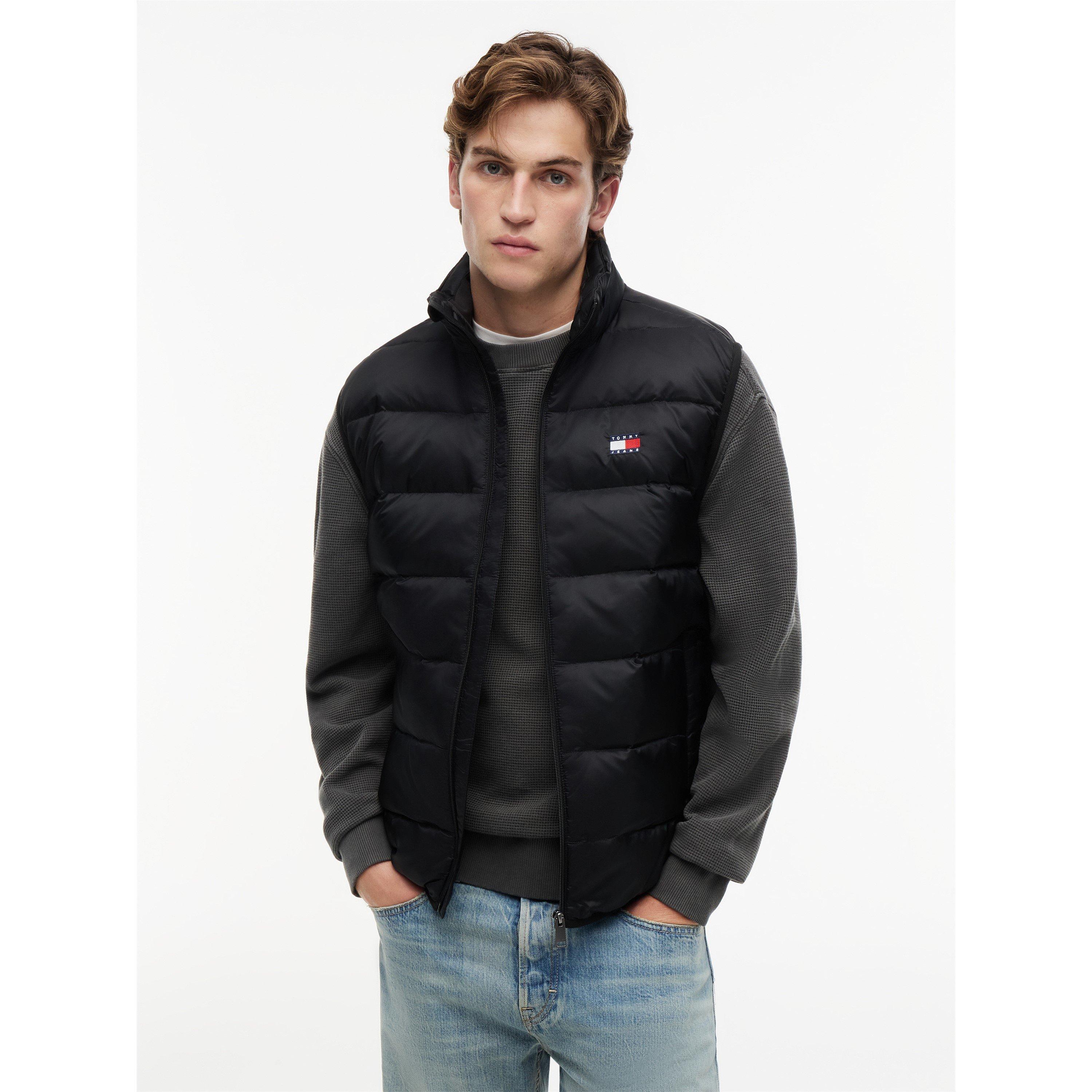 Sort - Tommy Jeans - Men's Essential Down Hooded Sleeveless Gilet - 2
