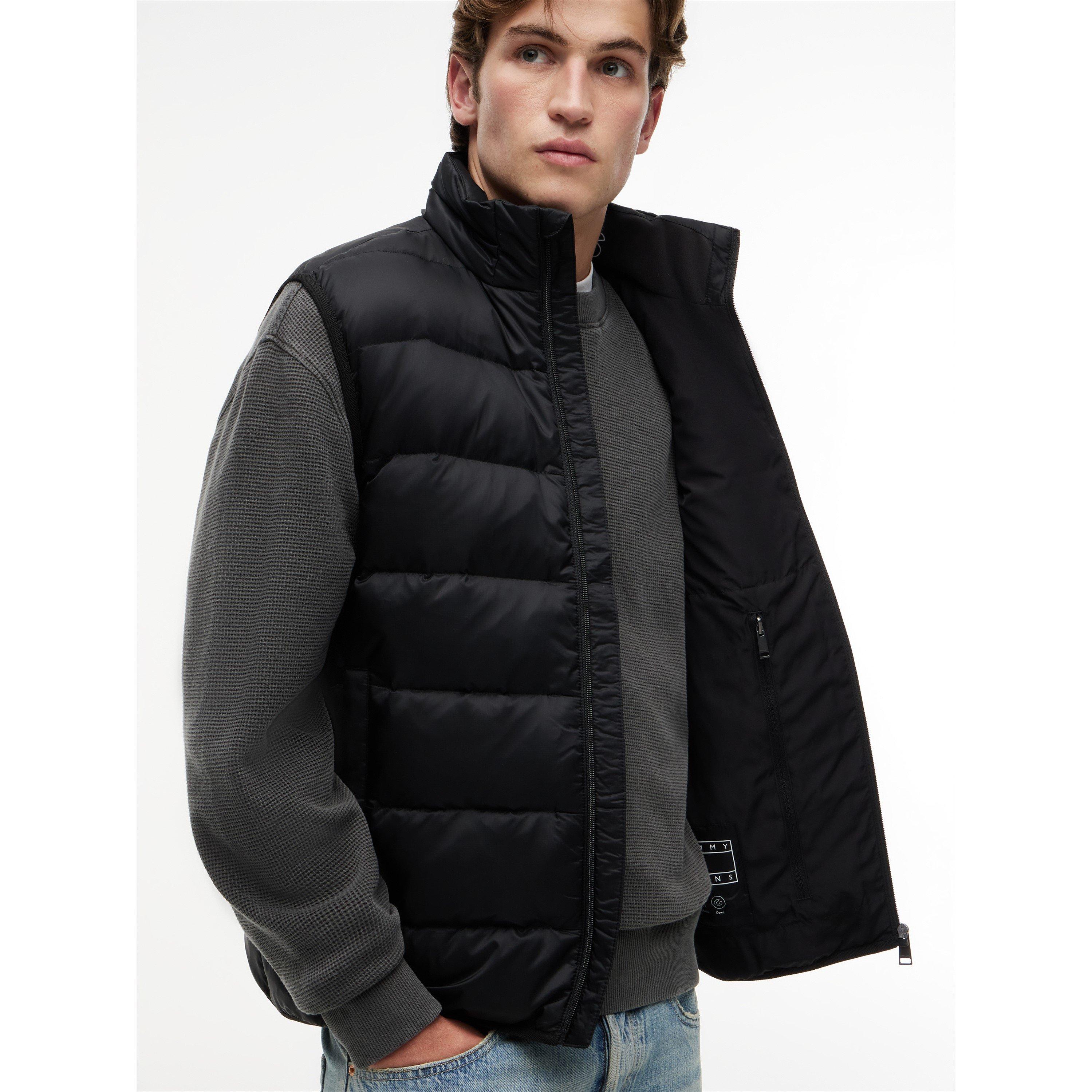 Sort - Tommy Jeans - Men's Essential Down Hooded Sleeveless Gilet - 5