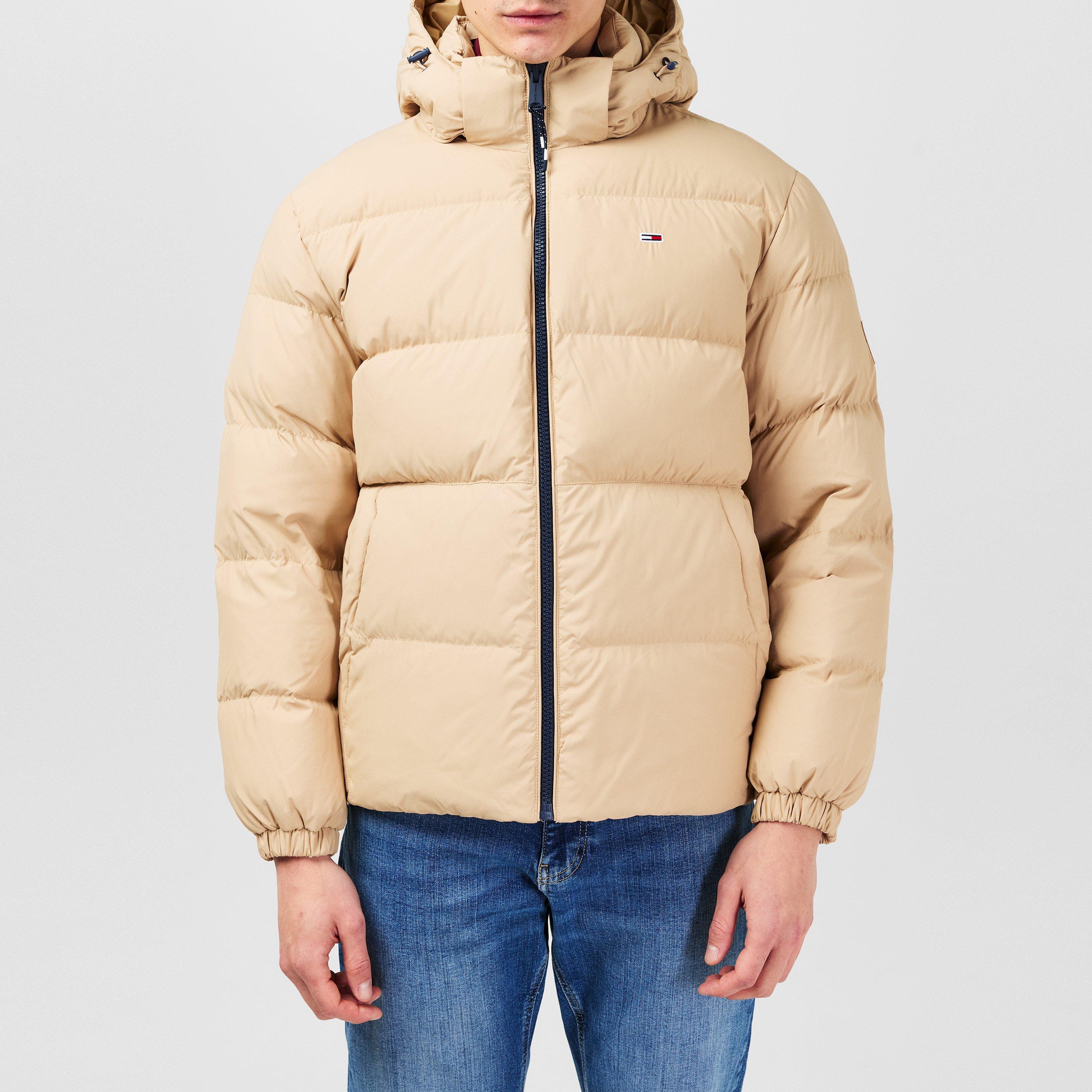 Gentle Gold - Tommy Jeans - Men's Essential Down Short Puffer Jacket - 3