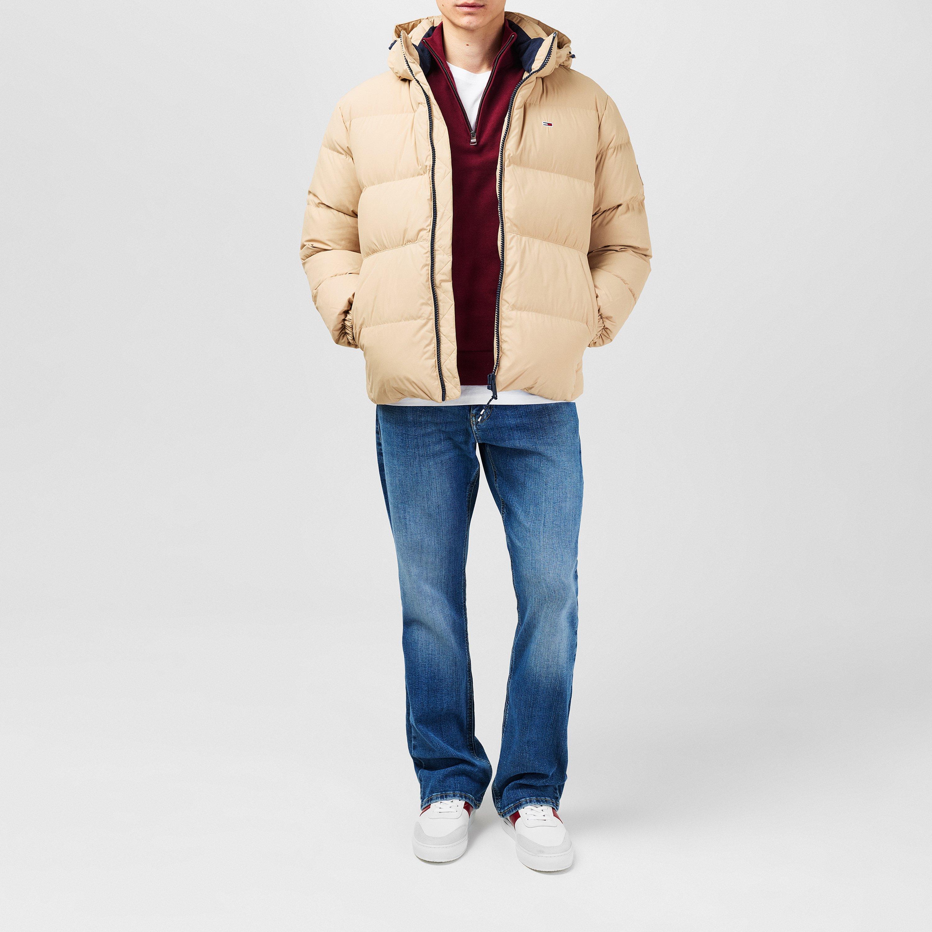 Gentle Gold - Tommy Jeans - Men's Essential Down Short Puffer Jacket - 6