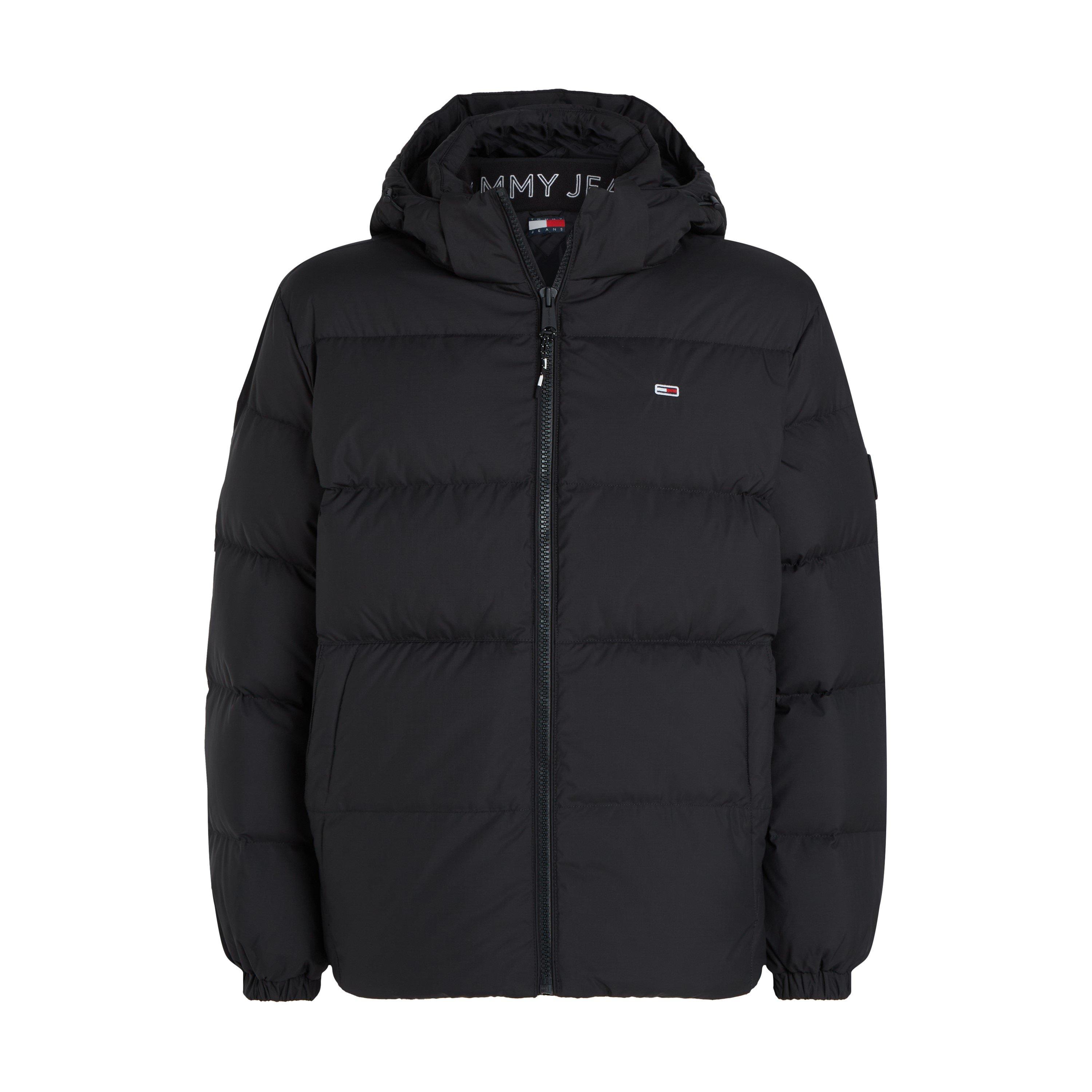 Tommy Jeans Men's Essential Down Short Puffer Jacket - Black - XS
