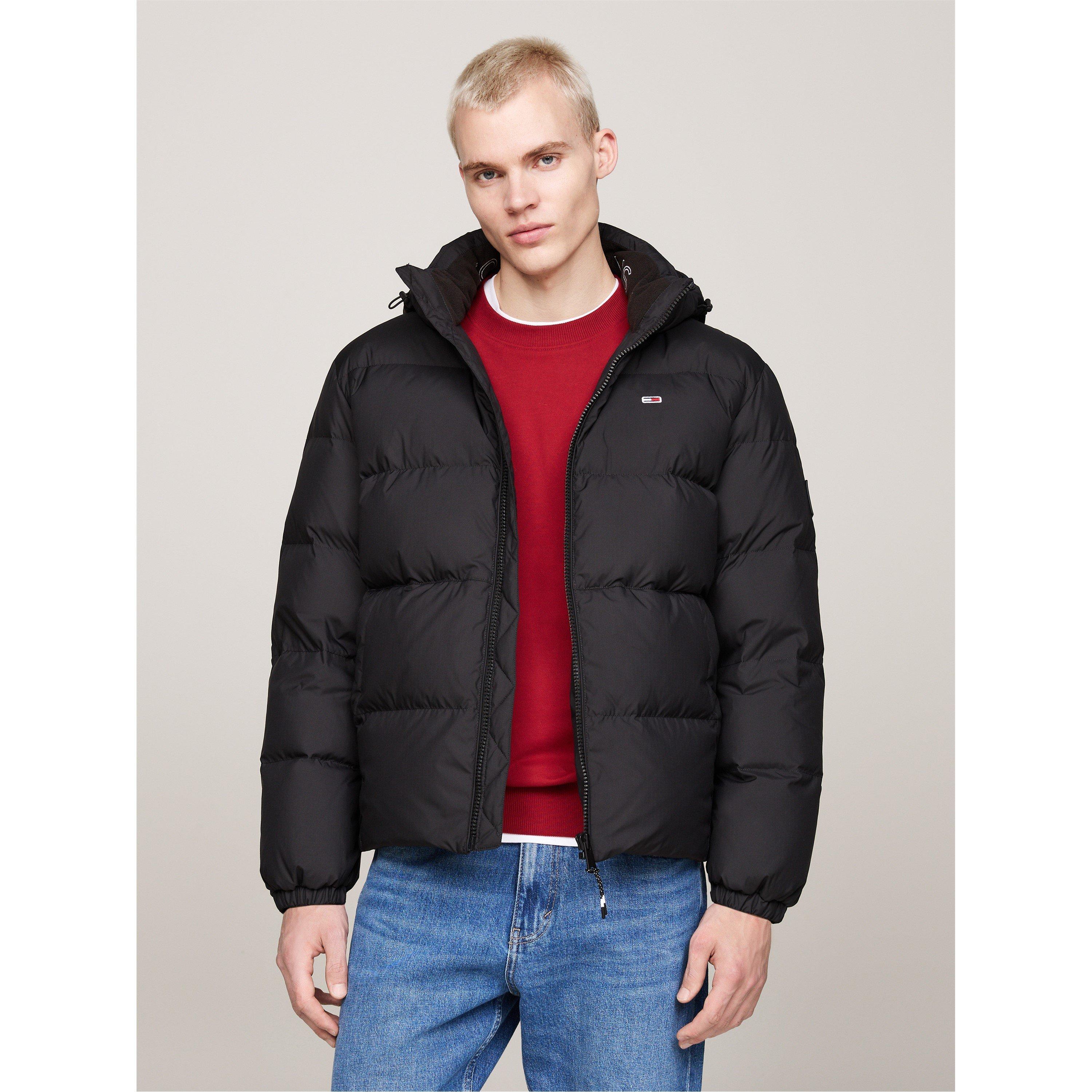 Black - Tommy Jeans - Men's Essential Down Short Puffer Jacket - 3