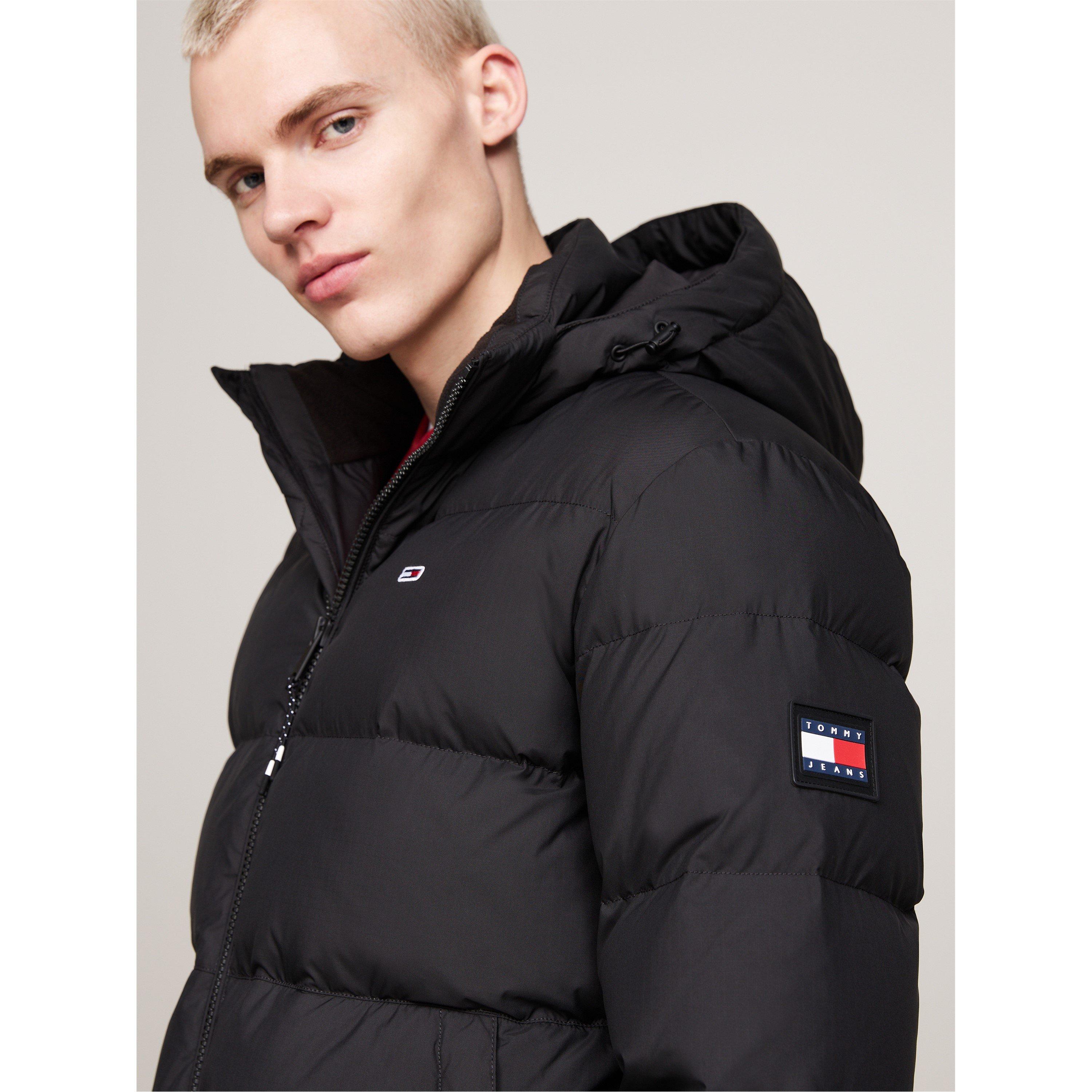 Black - Tommy Jeans - Men's Essential Down Short Puffer Jacket - 4